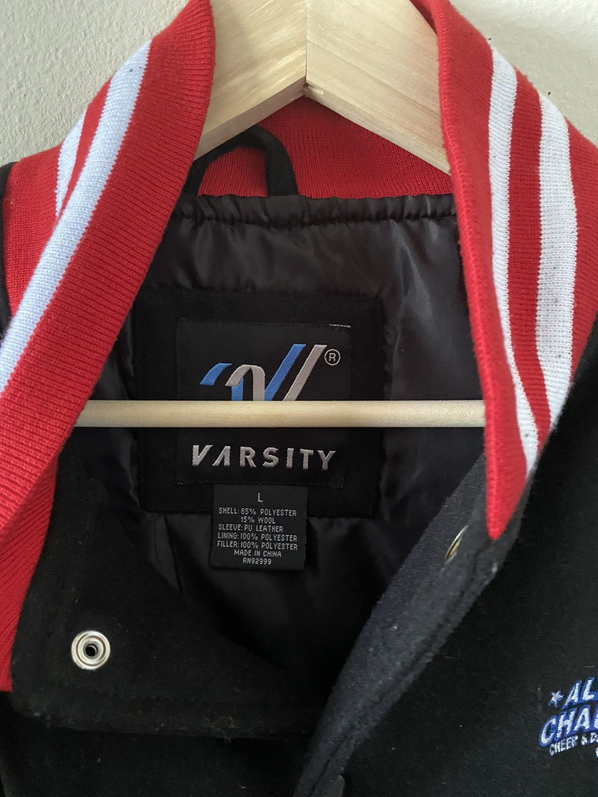 Vintage Vintage Varsity Jacket Size US L / EU 52-54 / 3 - 3 Thumbnail