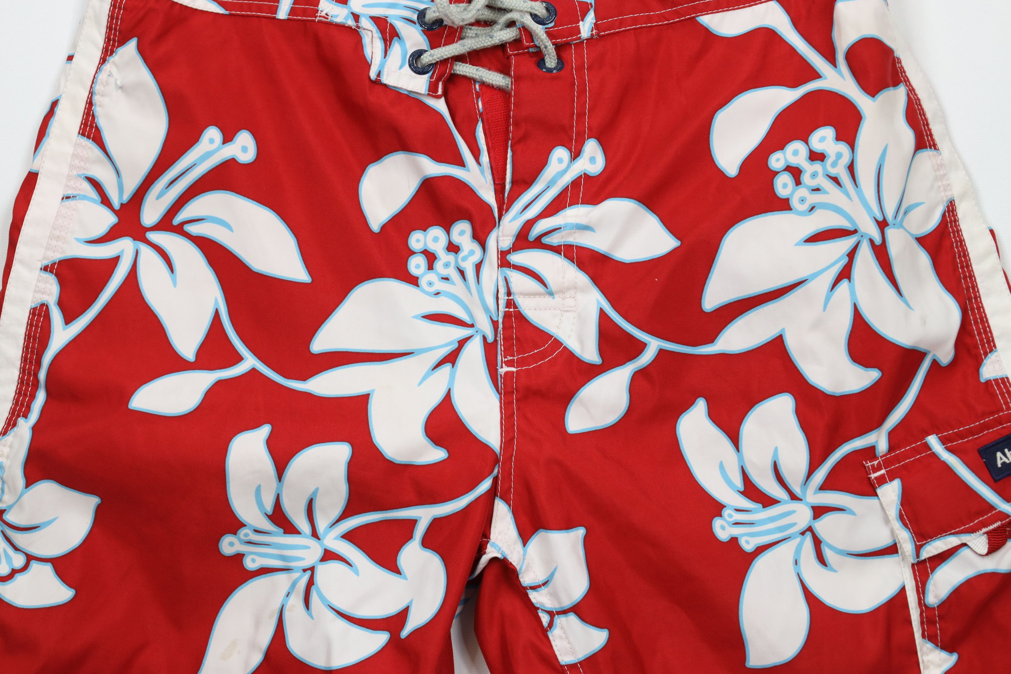 Abercrombie & Fitch × Vintage Vintage Y2K Abercrombie & Fitch Flower Hawaiian Board Shorts Size US 30 / EU 46 - 3 Thumbnail