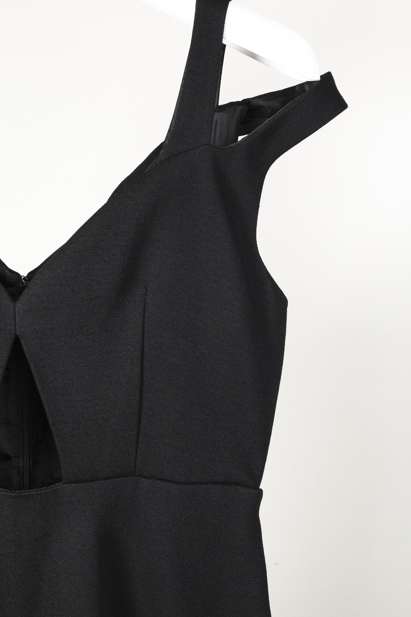 Carven Carven Lys Noir Wool Cut-Out Midi Dress Size S / US 4 / IT 40 - 5 Thumbnail