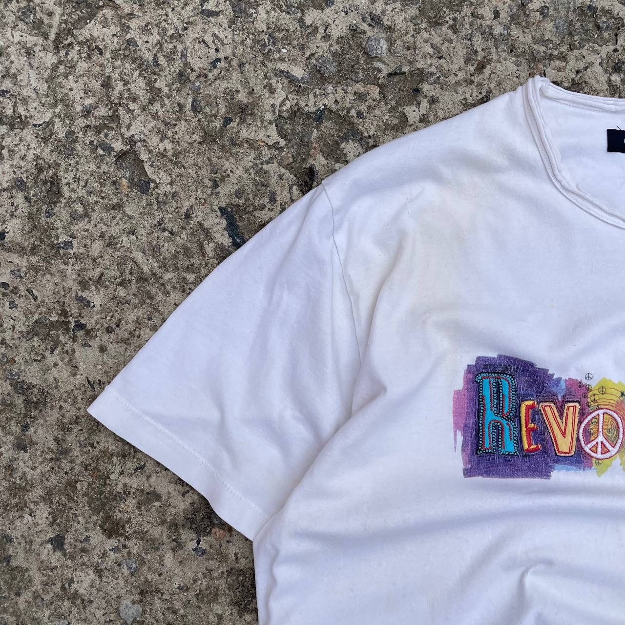Hypebeast Vintage Adult Revolution T-shirts Big Logo French Connection Size US XL / EU 56 / 4 - 9 Thumbnail