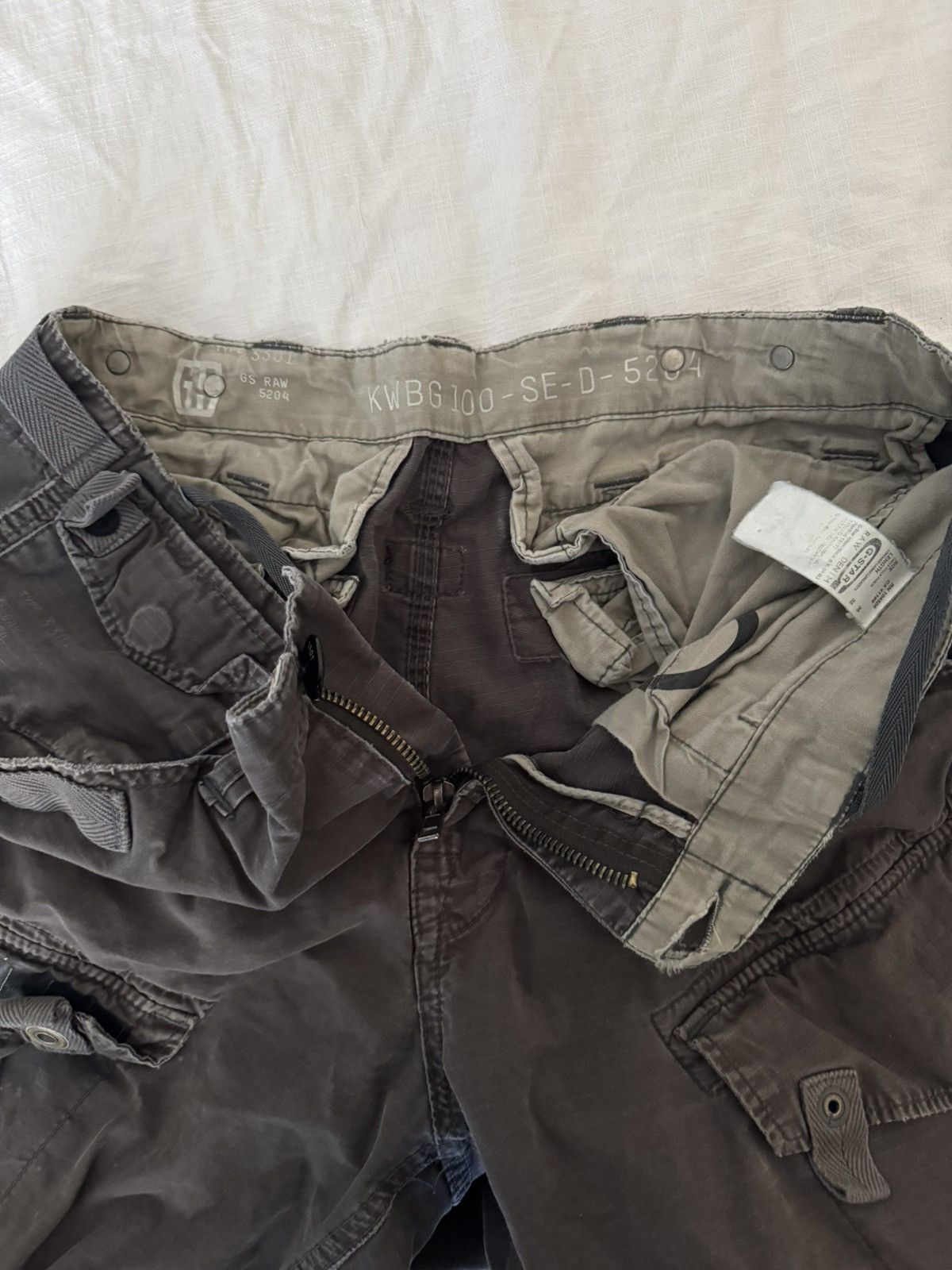 G-Star G Star Raw Wide Leg Cargo Pants Size US 36 / EU 52 - 5 Thumbnail