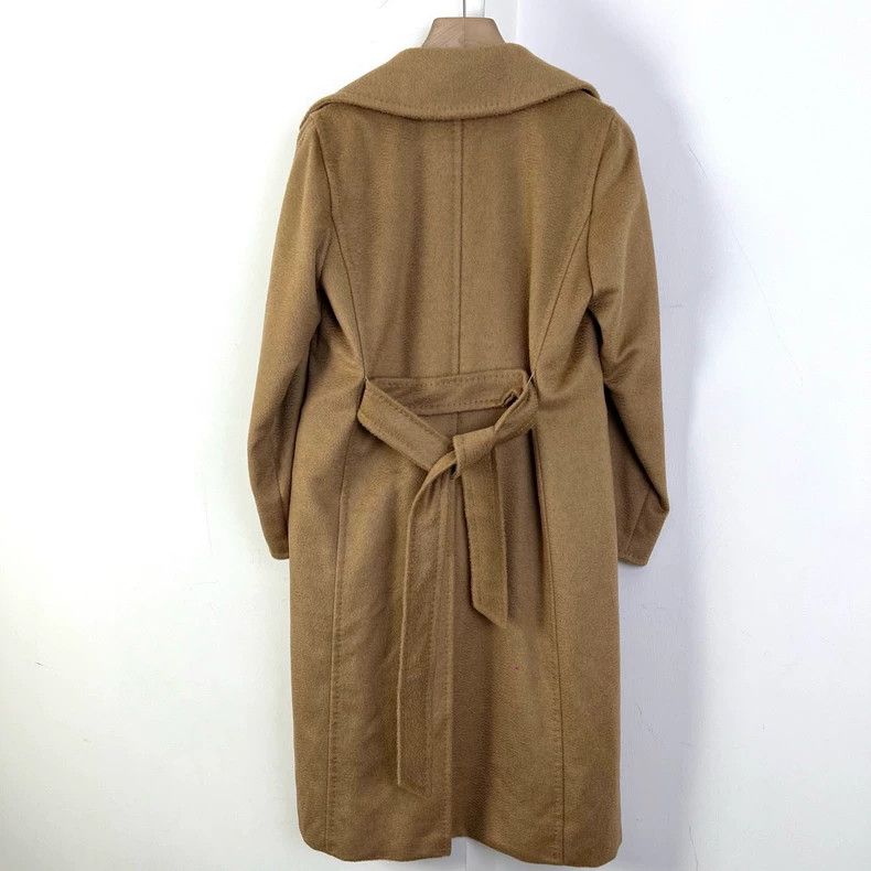 Max Mara Max Mara Camel hair lace-up long coat Size S / US 4 / IT 40 - 2 Thumbnail