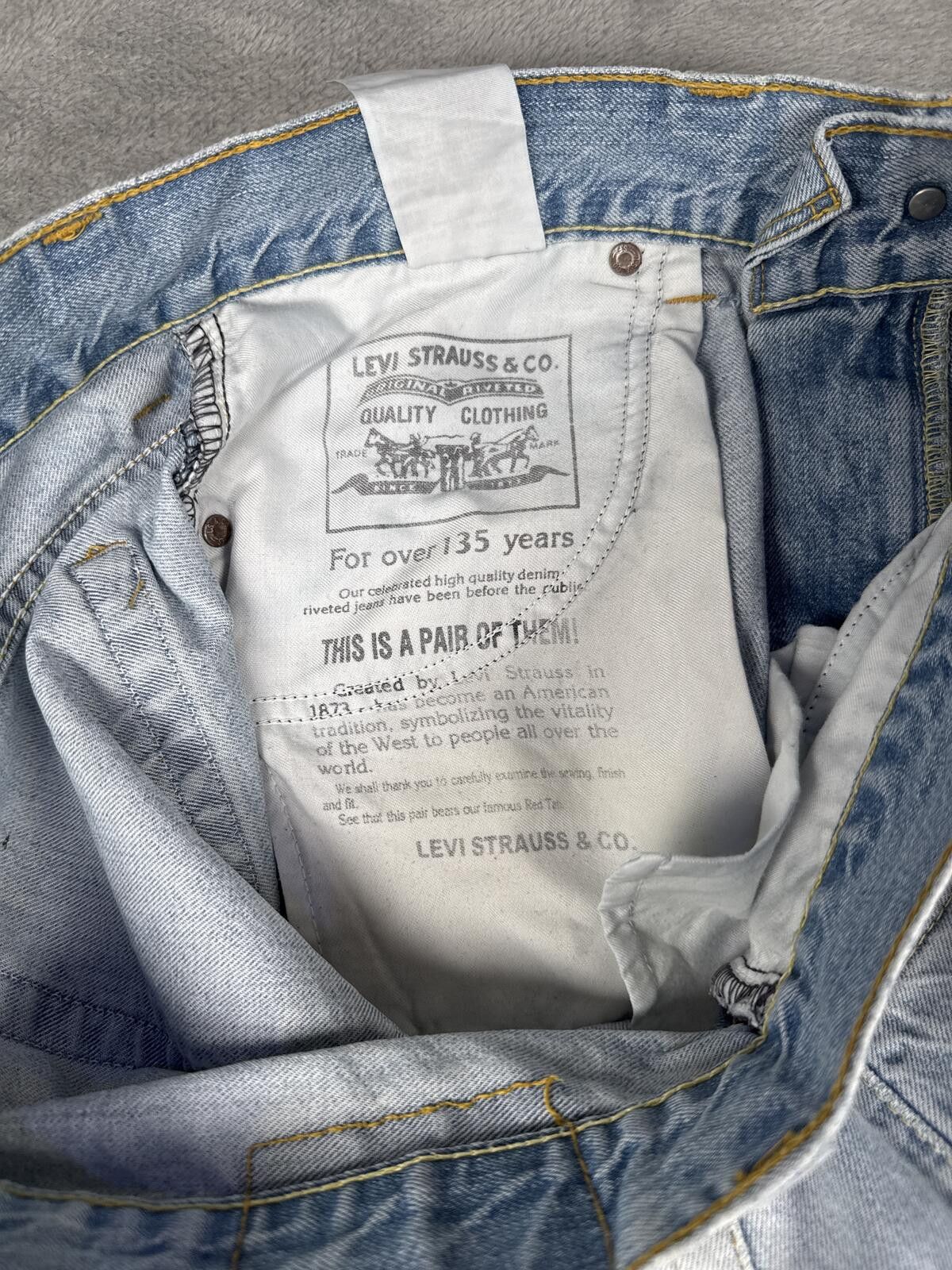 Levi's Levi's 506 Light Wash Denim Jeans W33 Size US 33 - 6 Thumbnail