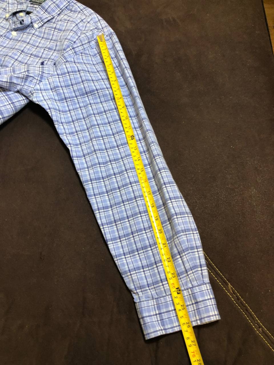 Polo Ralph Lauren Polo Ralph Lauren Performance Shirt Mens Plaid Striped Size US XXL / EU 58 / 5 - 6 Thumbnail