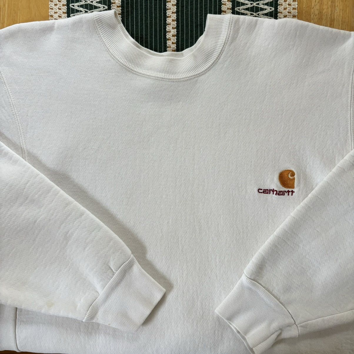 Carhartt × Vintage Vintage Carhartt Embroidered Crewneck Sweatshirt Large Size US L / EU 52-54 / 3 - 1 Thumbnail