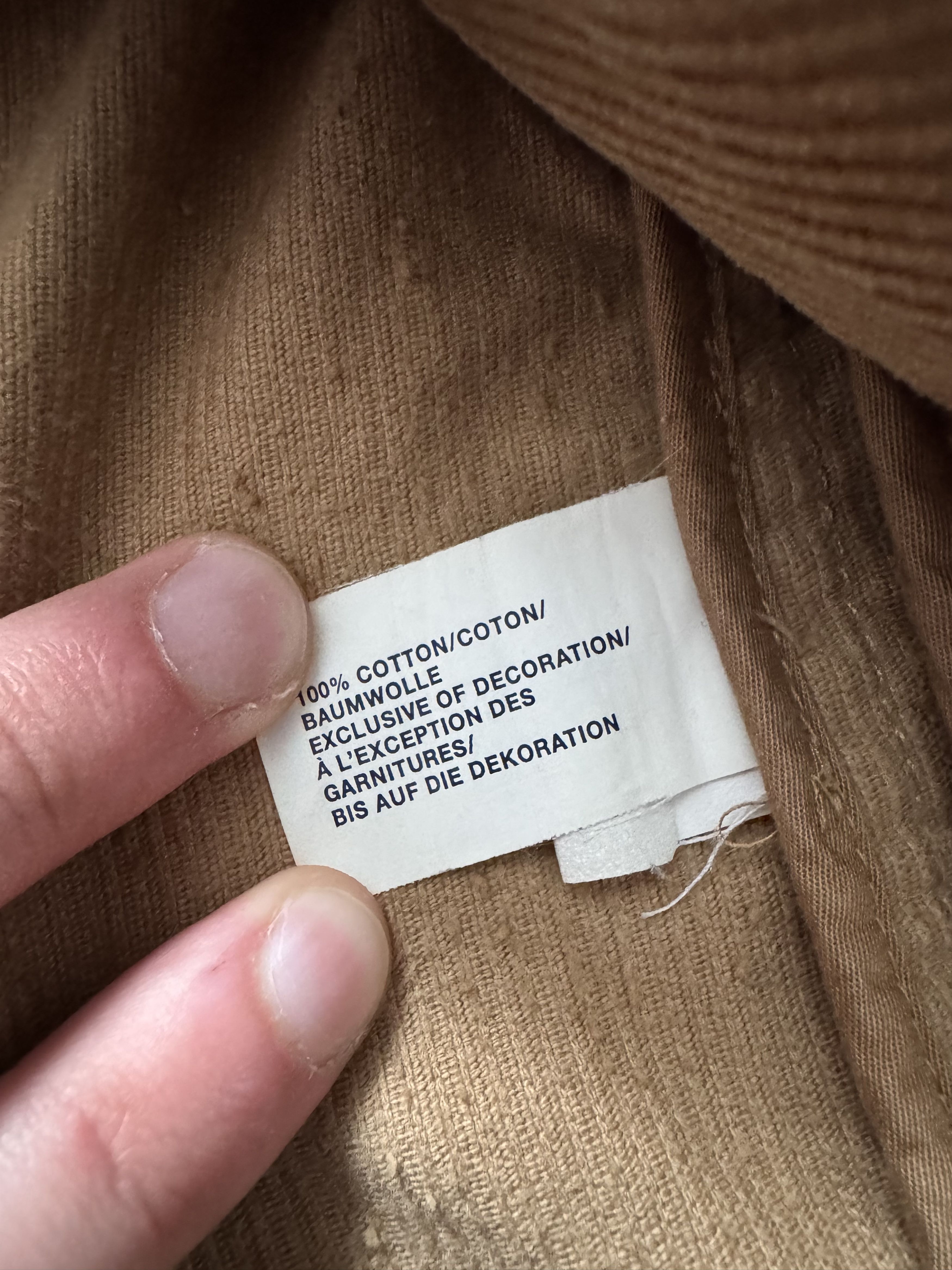 Gap Vintage Gap Button Jacket Corduroy Beige Blazer Coat Size US S / EU 44-46 / 1 - 10 Thumbnail