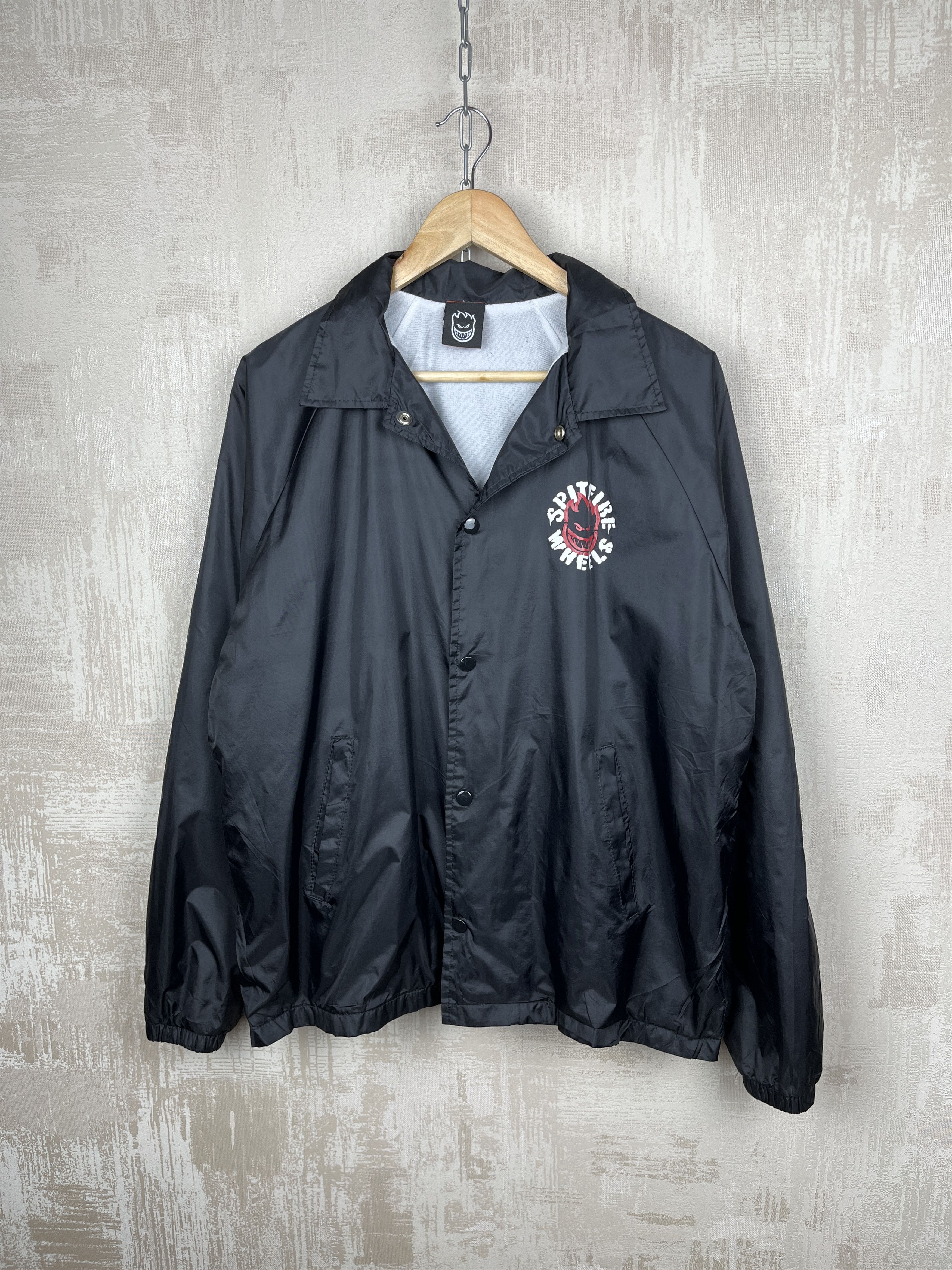 Shorty's Skateboards Spitfire Wheels Windbreaker Overshirt Jacket Snap Button Size US L / EU 52-54 / 3 - 6 Thumbnail