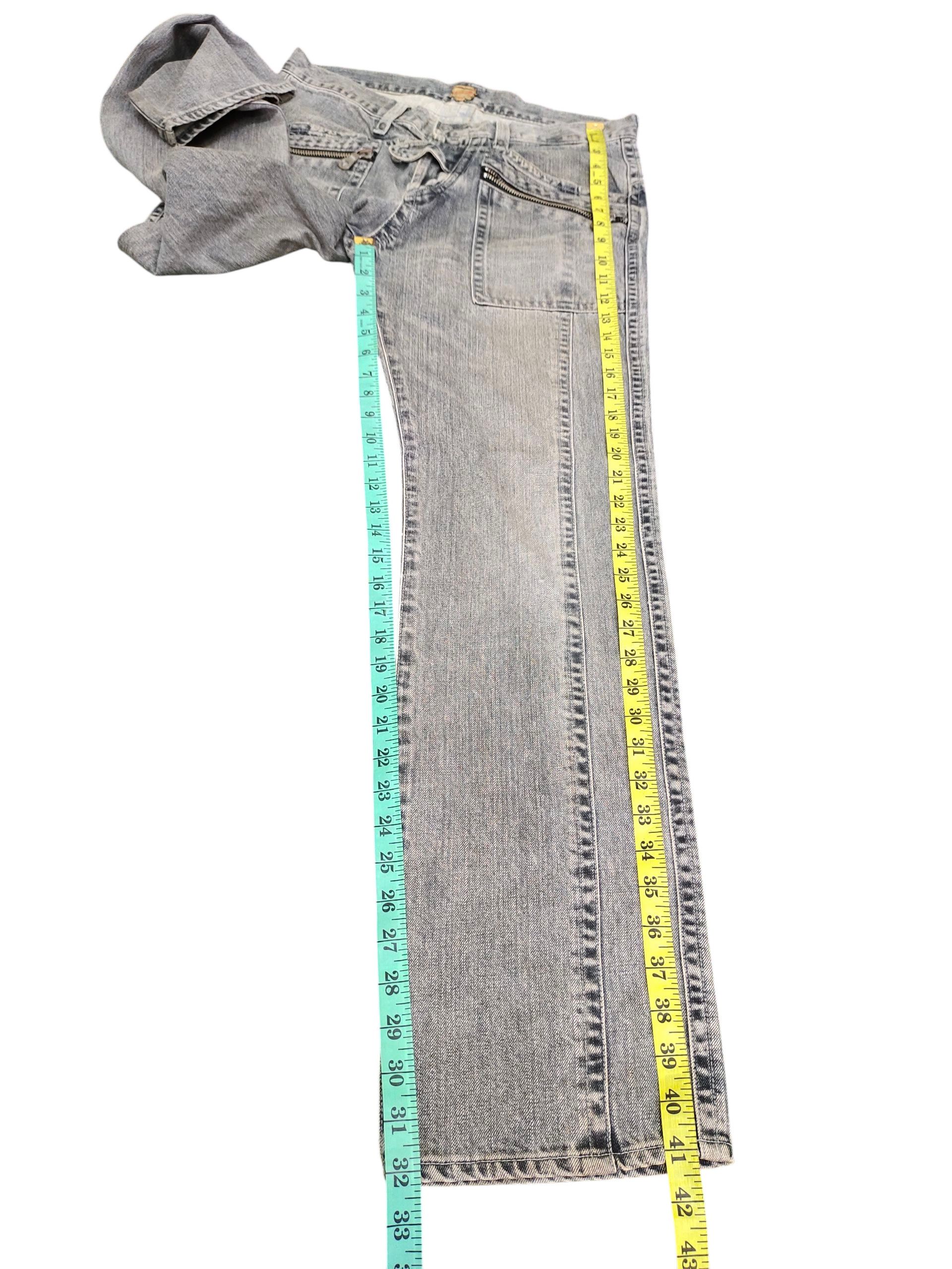 JACKROSE Japanese Brand Jackrose Multi Zipper Pocket Denim Jeans Size US 33 - 15 Thumbnail