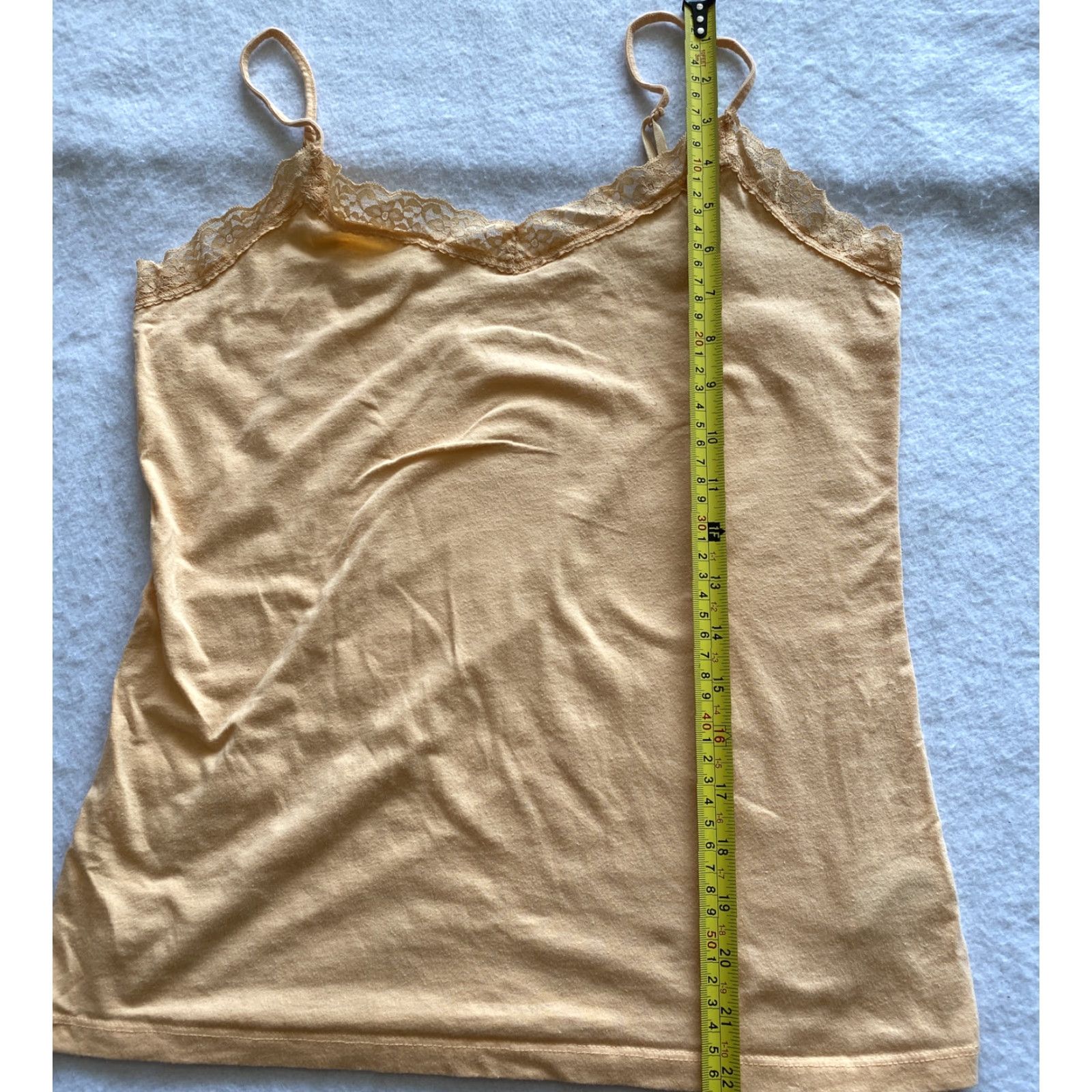 Merona Merona Women's Tank Top M Orange Cotton Womens Size M / US 6-8 / IT 42-44 - 4 Thumbnail