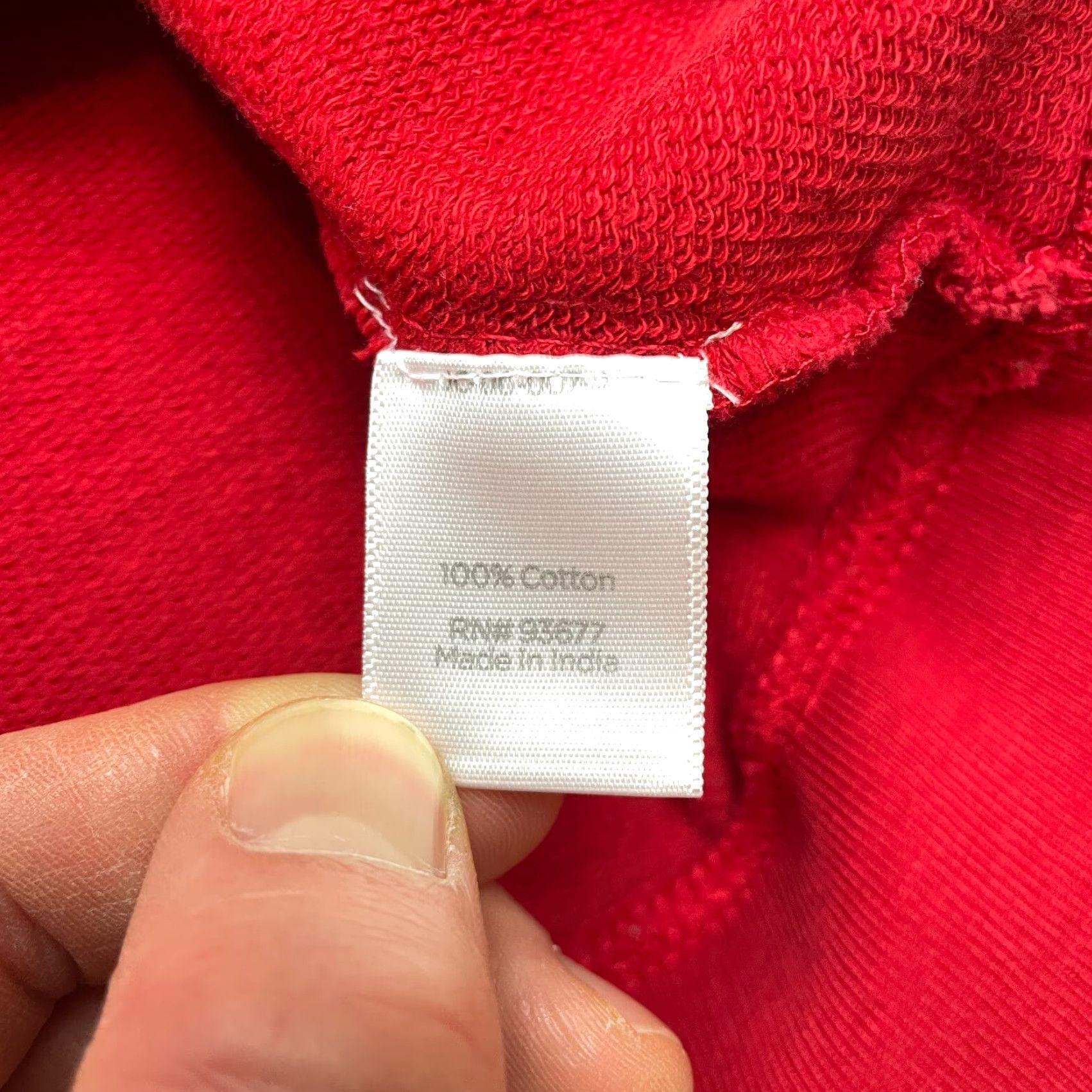 Vintage VINTAGE J. C. Penney Sweatshirt Unisex Adults Sweatshirt XL Red Crew Neck Pullover Solid Cotton Knit Top Size US XL / EU 56 / 4 - 7 Thumbnail