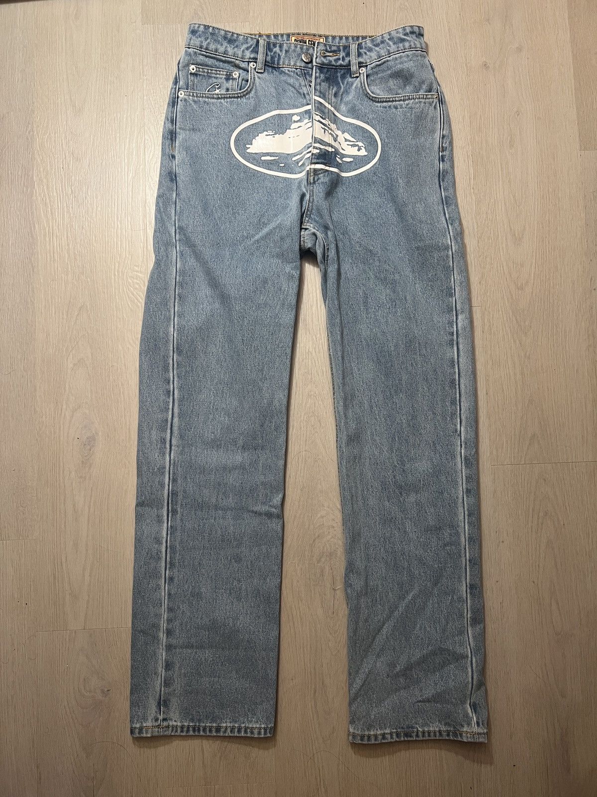 CORTEIZ ALCATRAZ BAGGYJEANS 確実正規品 ALCATRAZ PATTERN DENIM JEANS [BLACK] | Parallel
