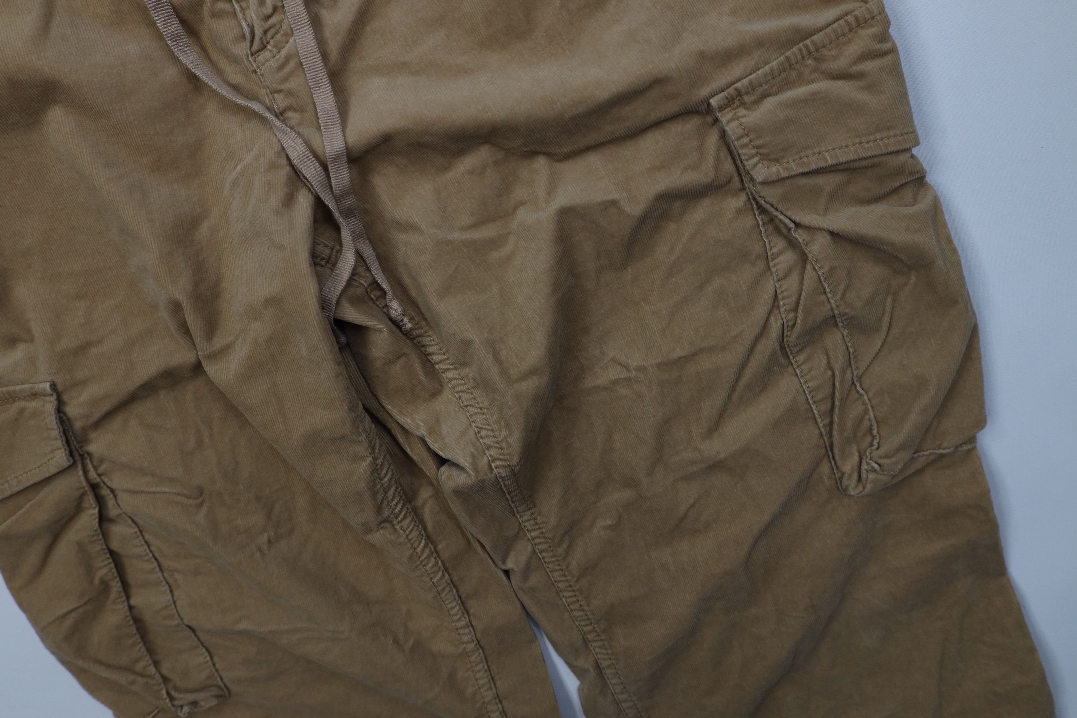 Gap Vintage Y2K Gap Babydoll Corduroy Wide Leg Cargo Pants Brown Size 38" / US 16 / IT 52 - 6 Thumbnail
