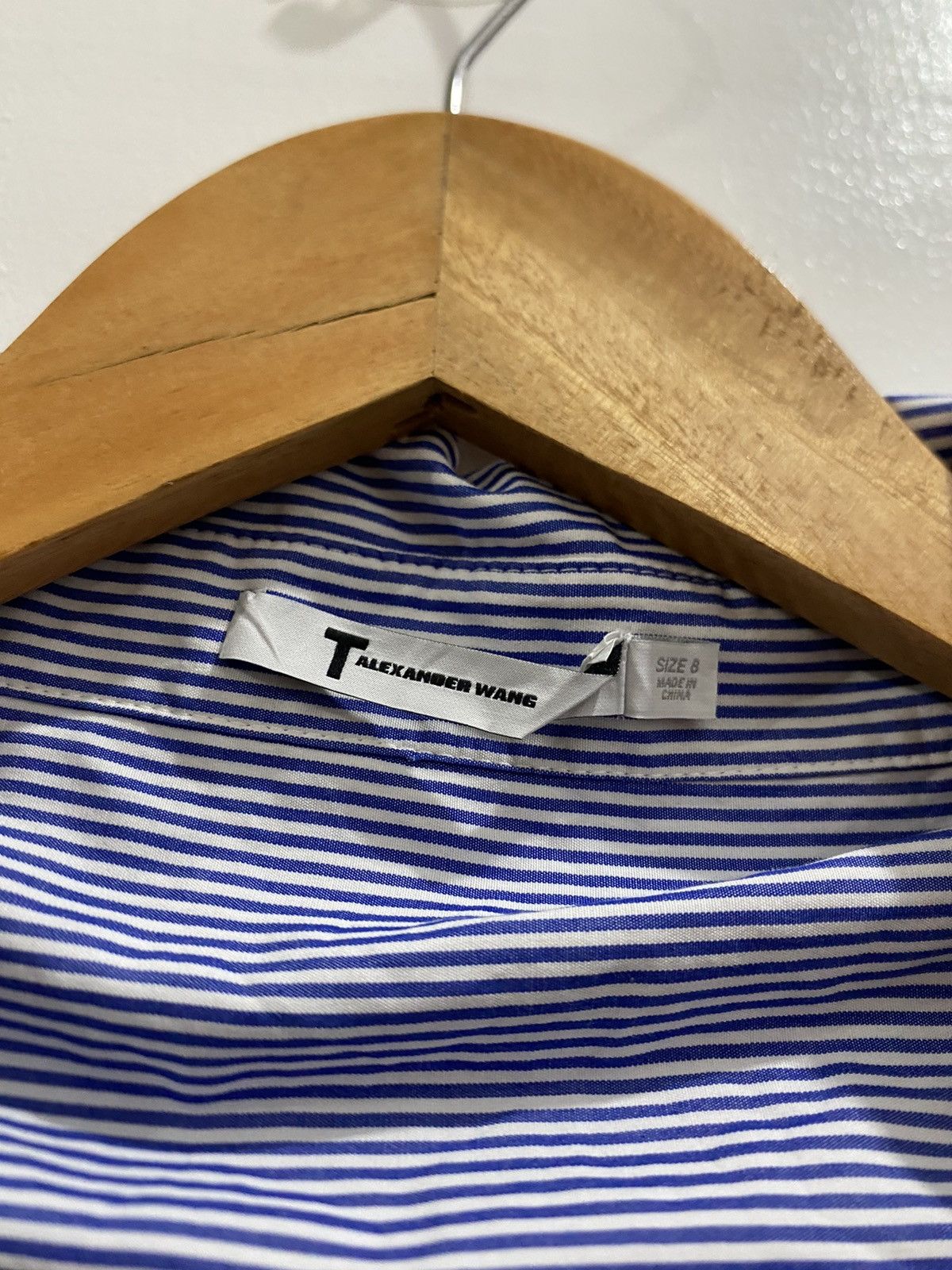Alexander Wang RARE ALEXANDER WANG HALTER POPLIN SHIRT TOP Size M / US 6-8 / IT 42-44 - 7 Thumbnail