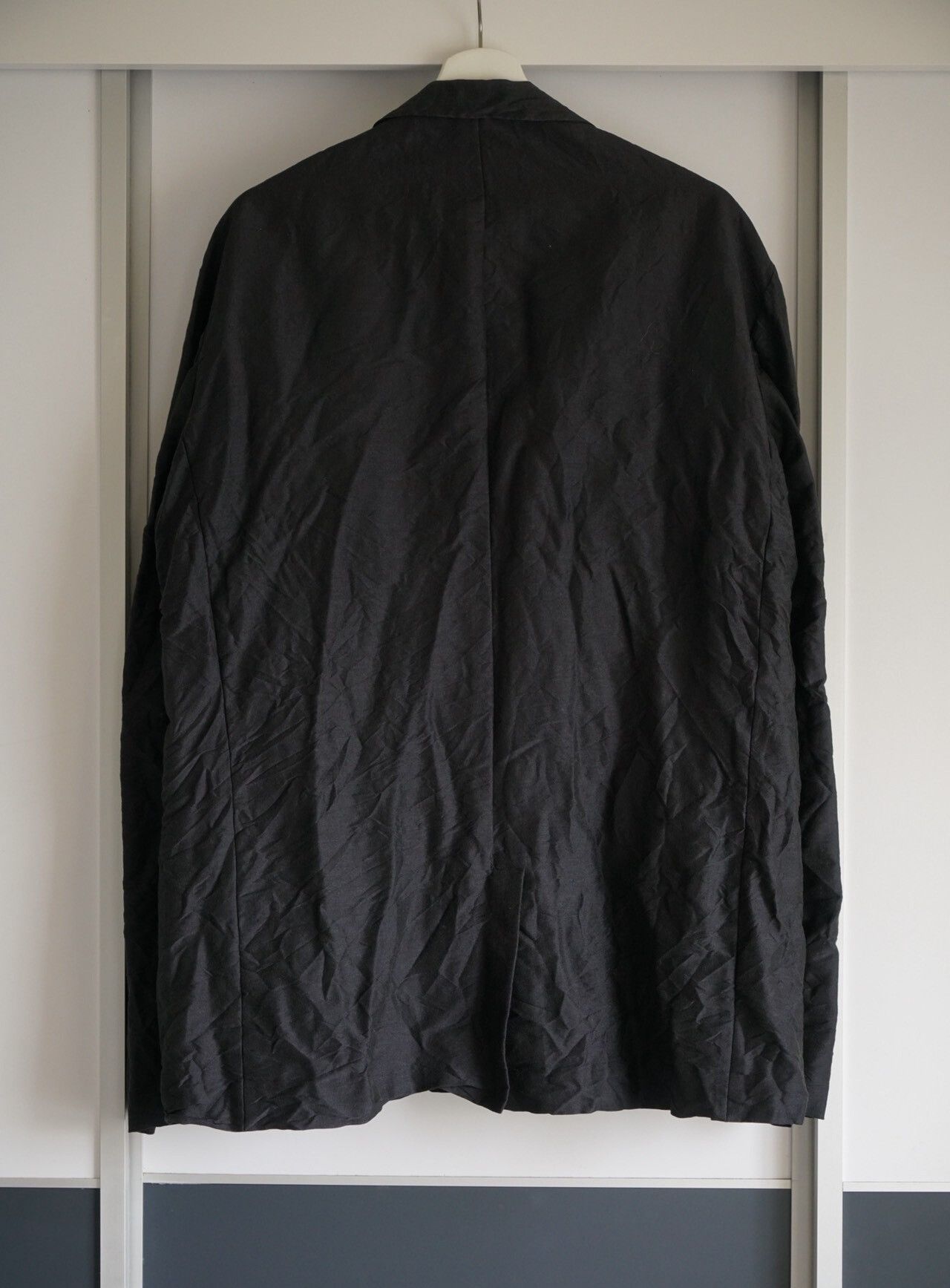 Yohji Yamamoto Yohji Yamamoto 01SS Mohair Wrinkle Double Size 42S - 3 Thumbnail