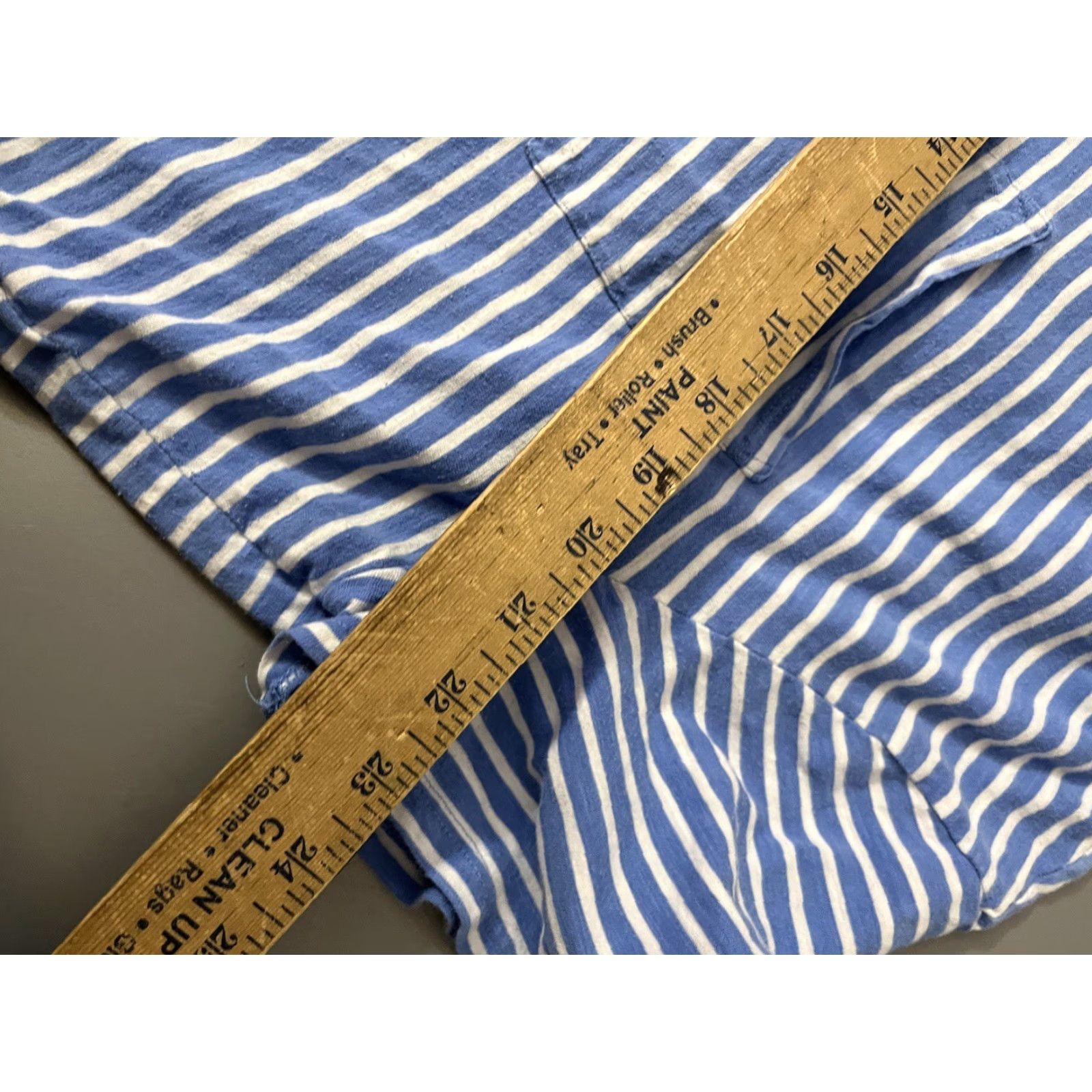 Old Navy Old Navy Shirt Womens XL Blue Stripe Round Neck Short Sleeve T-Shirt Size XL / US 12-14 / IT 48-50 - 5 Thumbnail