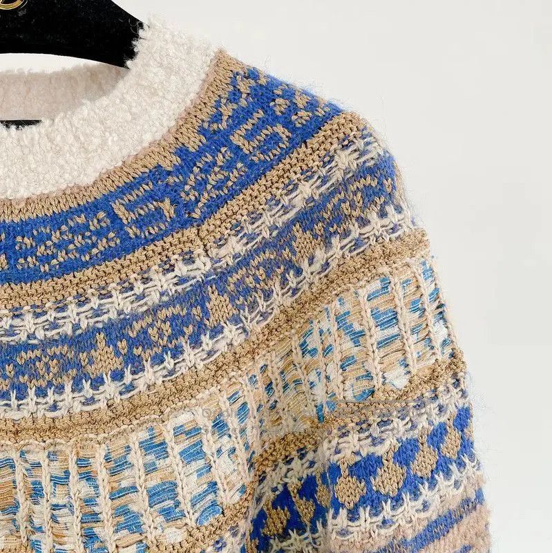 Chanel Chanel Wool Blend Striped Sweater for Women . Size S / US 4 / IT 40 - 3 Thumbnail