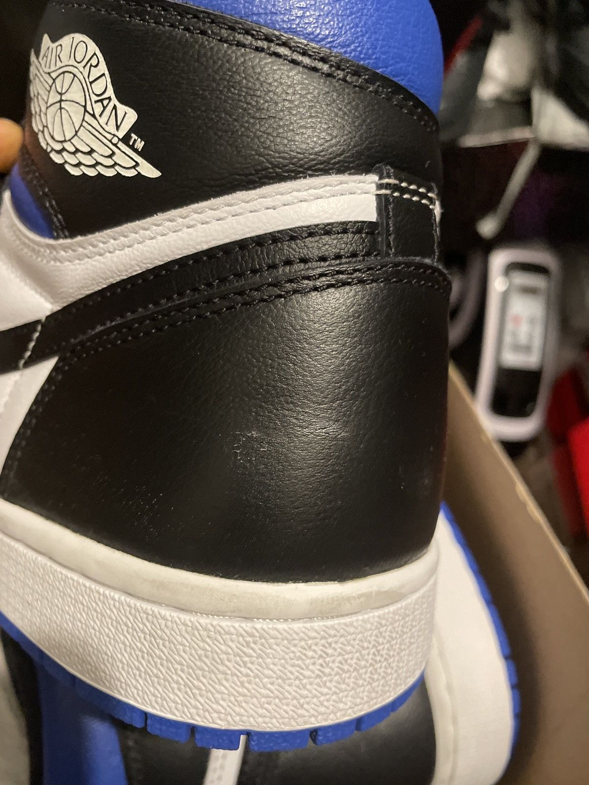 Jordan Brand AIR JORDAN 1 RETRO HIGH OG/ ROYAL TOE Size US 10.5 / EU 43-44 - 10 Thumbnail