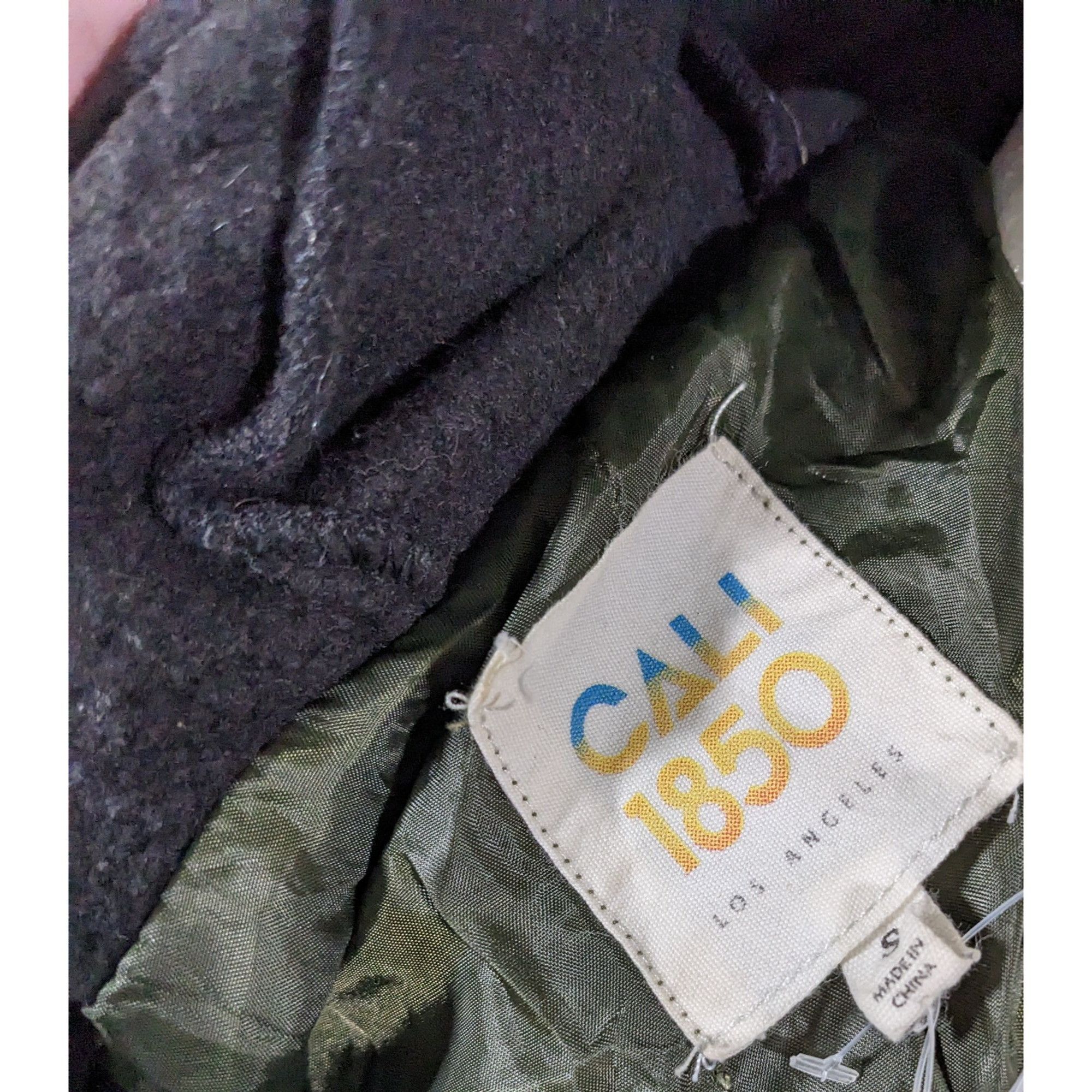 Other Green And Black Zip Up Hooded Jacket by Cali 1850 Size S / US 4 / IT 40 - 8 Thumbnail