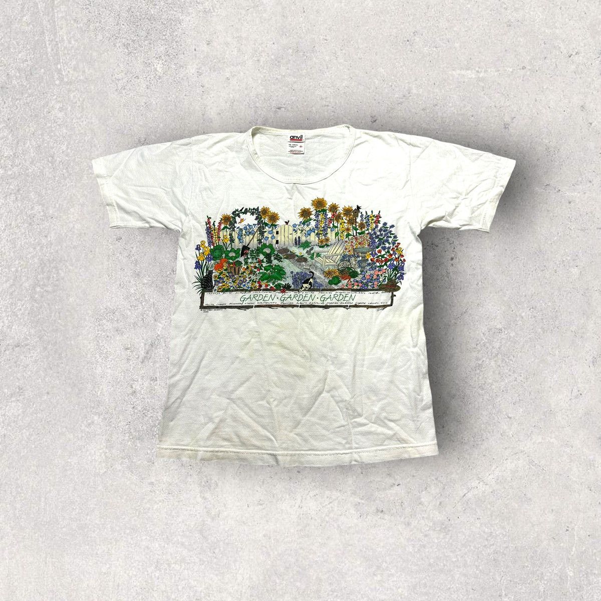 Anvil × Vintage Vintage Garden tee Size S / US 4 / IT 40 - 1 Thumbnail