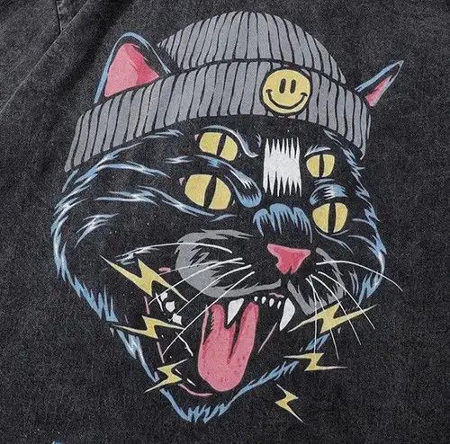 Japanese Brand × Vintage 80s Cartoon Design Face Oversized Printed Vintage T Shirt Size US M / EU 48-50 / 2 - 3 Thumbnail
