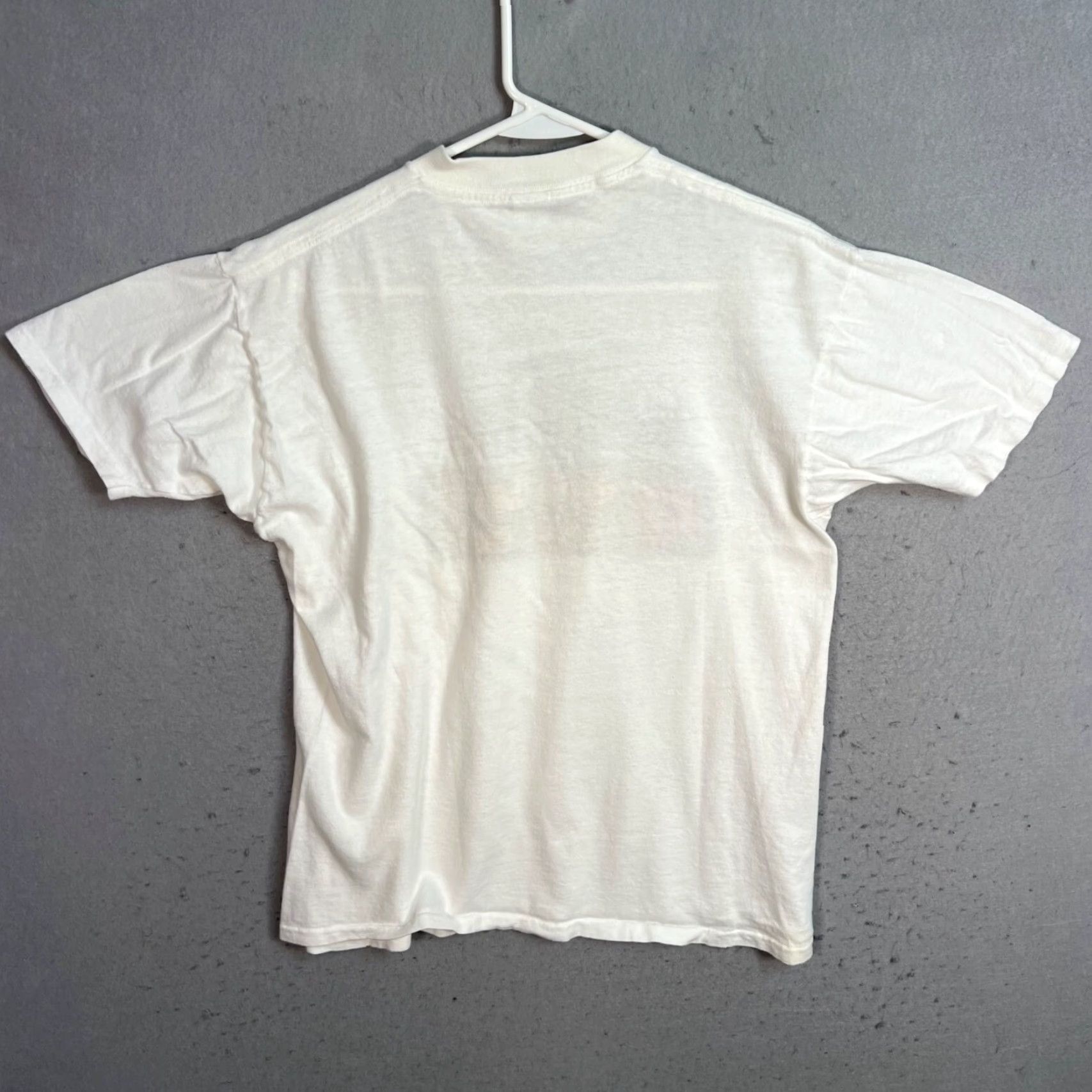 Vintage VINTAGE 70s Mario Andretti John Player Lotus White T-Shirt Men Medium Retro Motorsport Size US M / EU 48-50 / 2 - 2 Thumbnail