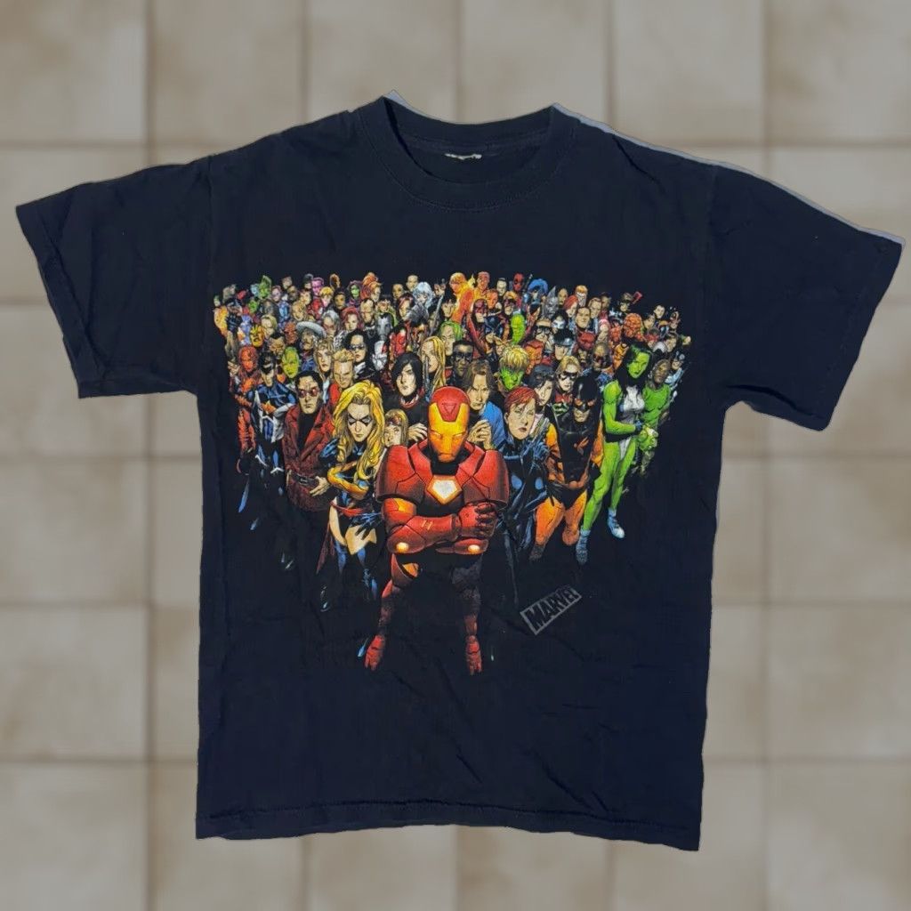 Mad Engine VINTAGE Mad Engine Iron Man T-Shirt Shirt Mens 90s Y2K Small Black Logo Crew Neck Short Sleeve Cotton Jersey Graphic Print Regular Fit Size US S / EU 44-46 / 1 - 1 Thumbnail