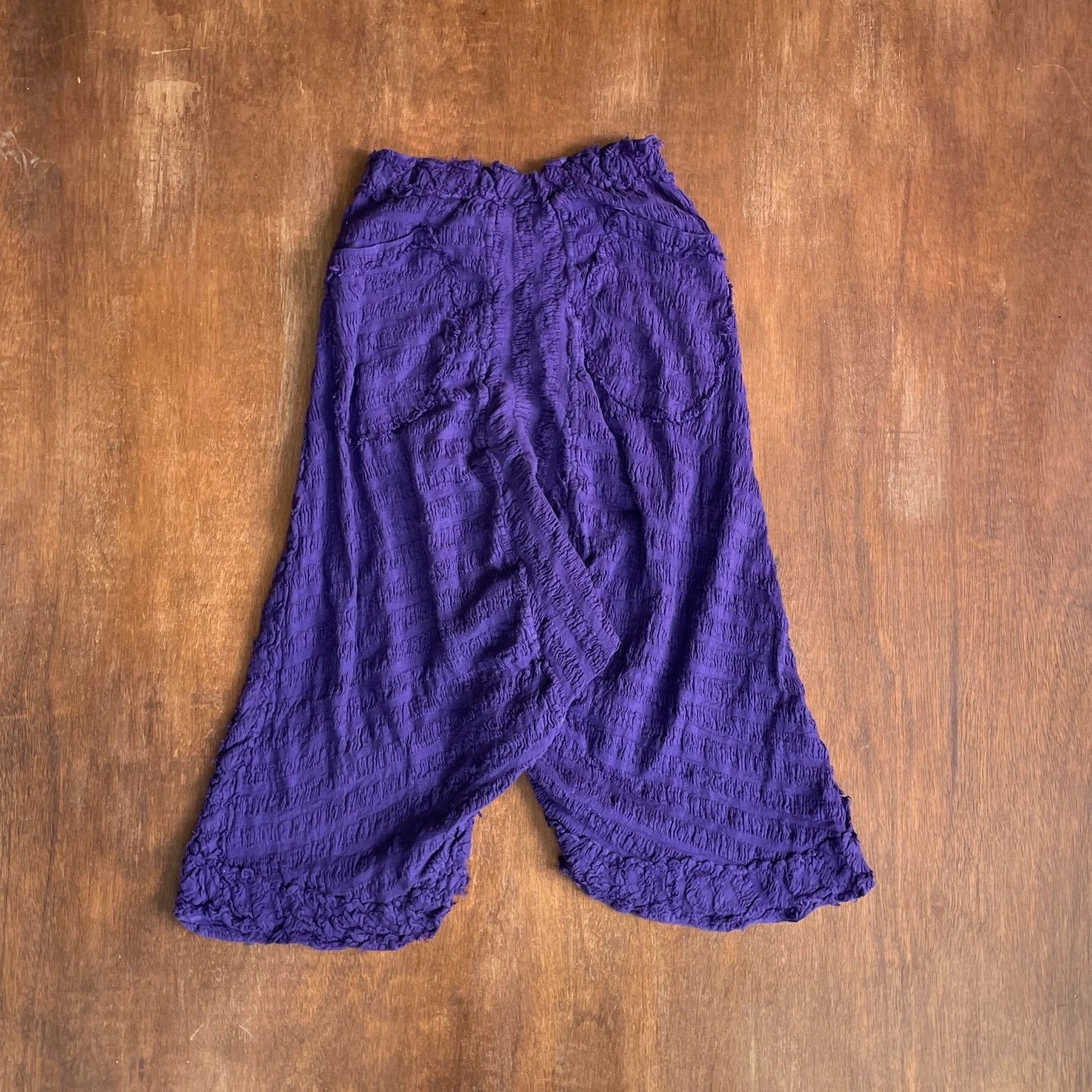Issey Miyake ISSEY MIYAKE Me Deep Purple Jort Pants Size US 26 / EU 42 - 6 Thumbnail