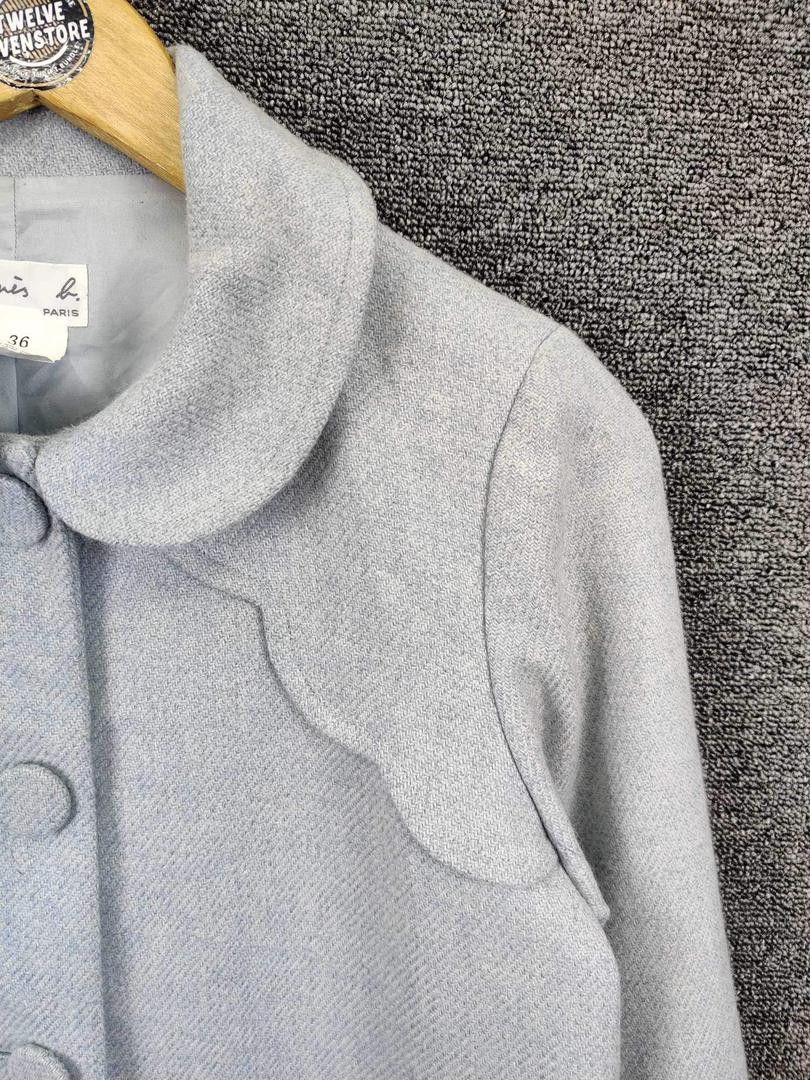 agnes b. Vintage Agnes B Wool Long Coat Size US S / EU 44-46 / 1 - 5 Thumbnail