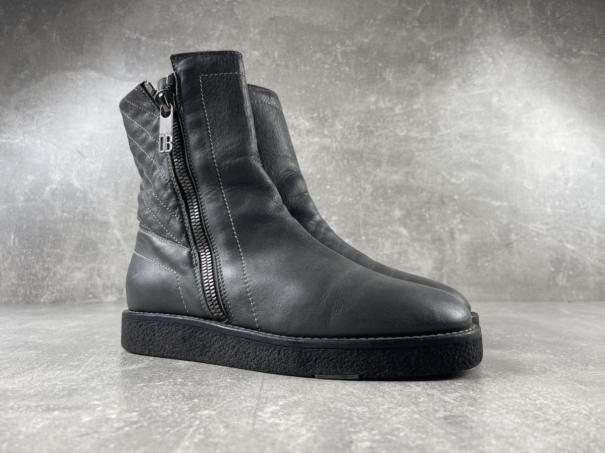 Dirk Bikkembergs Dirk Bikkembergs Leather Ankle Zip Boots Black Size US 7 / IT 37 - 2 Thumbnail