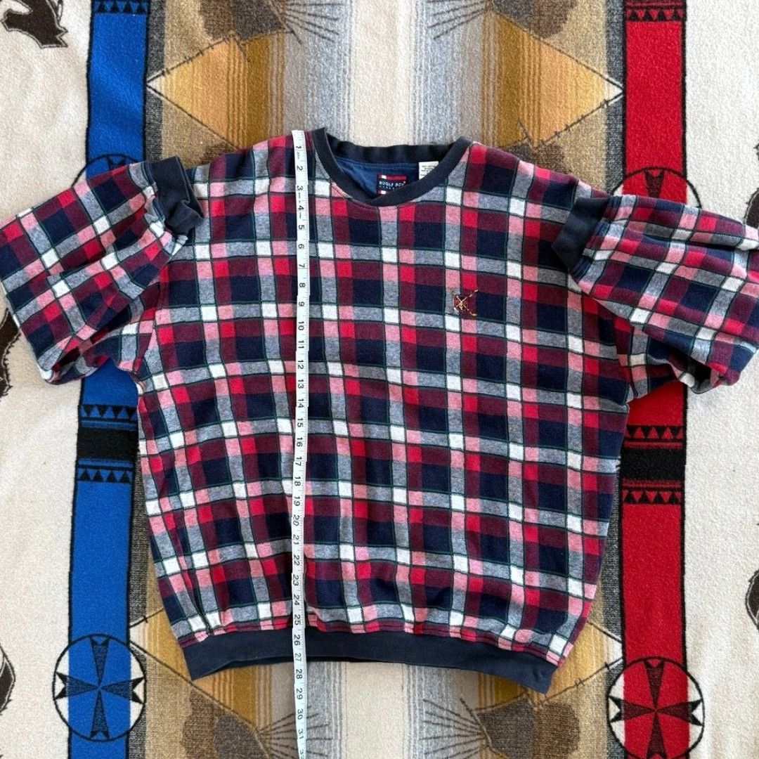 Bugle Boy VINTAGE Bugle Boy Golf Golfing Plaid Pullover Windbreaker Jacket XL Red Men Shirt? Size US XL / EU 56 / 4 - 6 Thumbnail