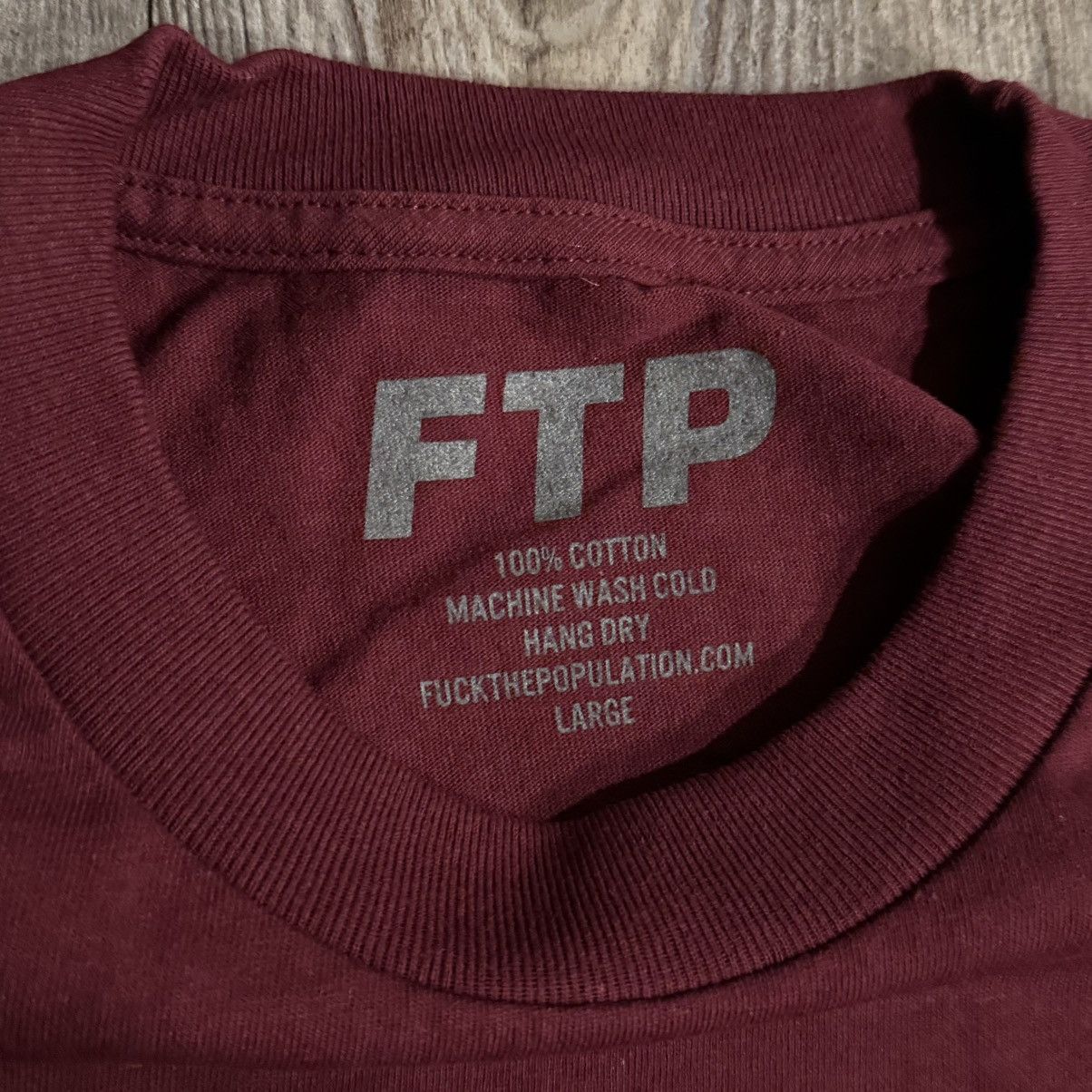 Fuck The Population FTP Institution Tee Size US L / EU 52-54 / 3 - 3 Thumbnail