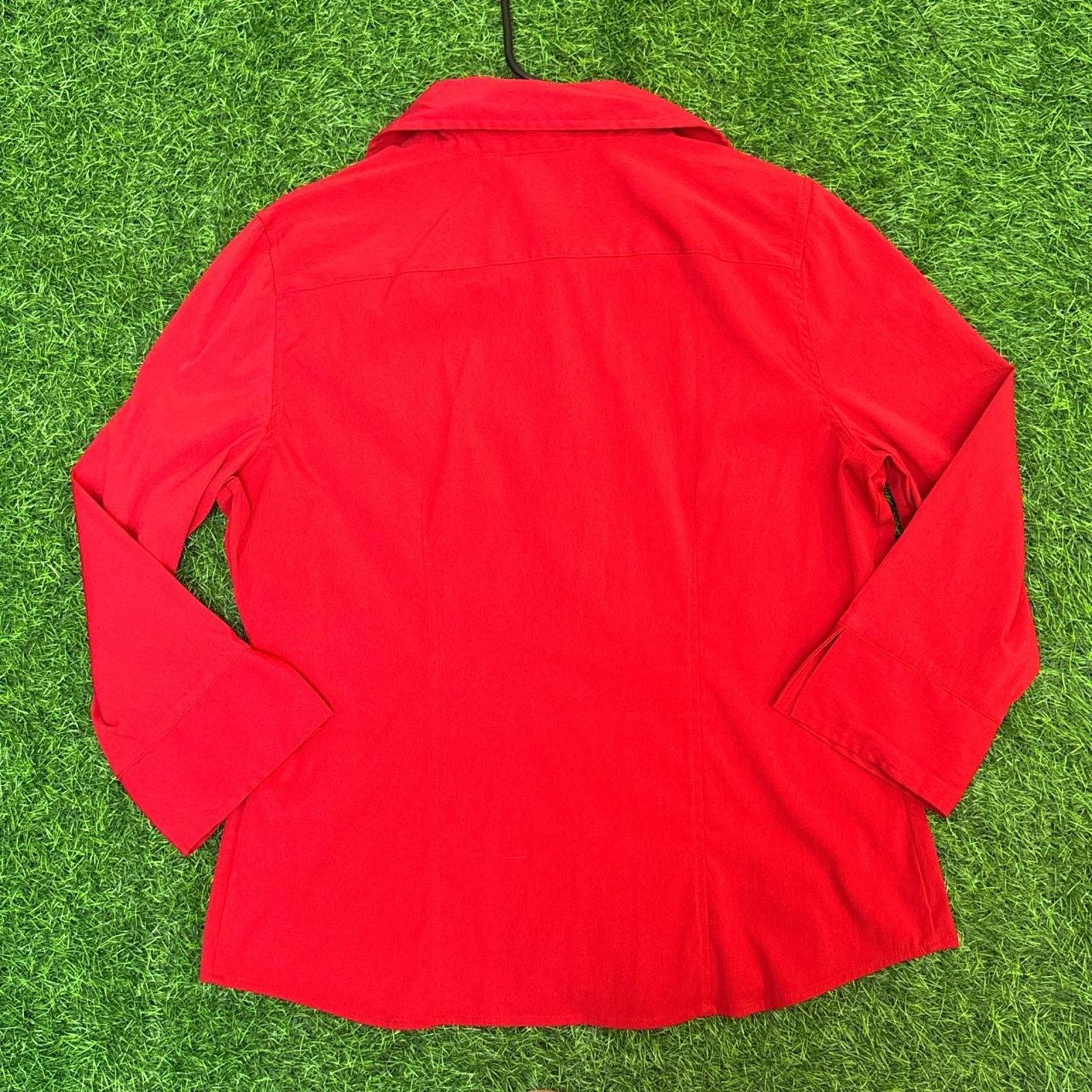 Other Women's Red Como Collared Polo Dress Shirt Size S / US 4 / IT 40 - 2 Thumbnail