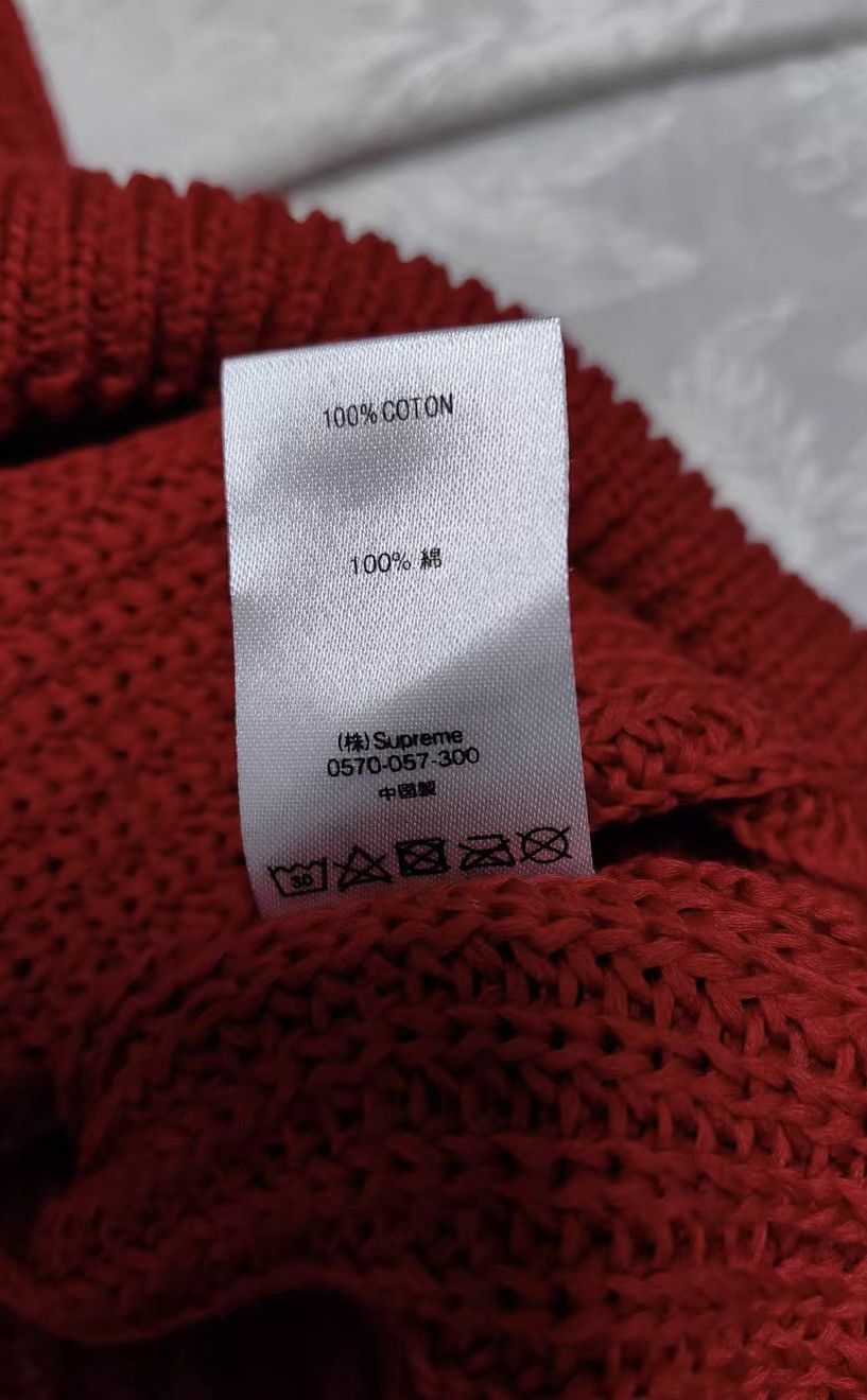 Comme des Garcons Supreme cdg red sweater pullover Size US L / EU 52-54 / 3 - 5 Thumbnail