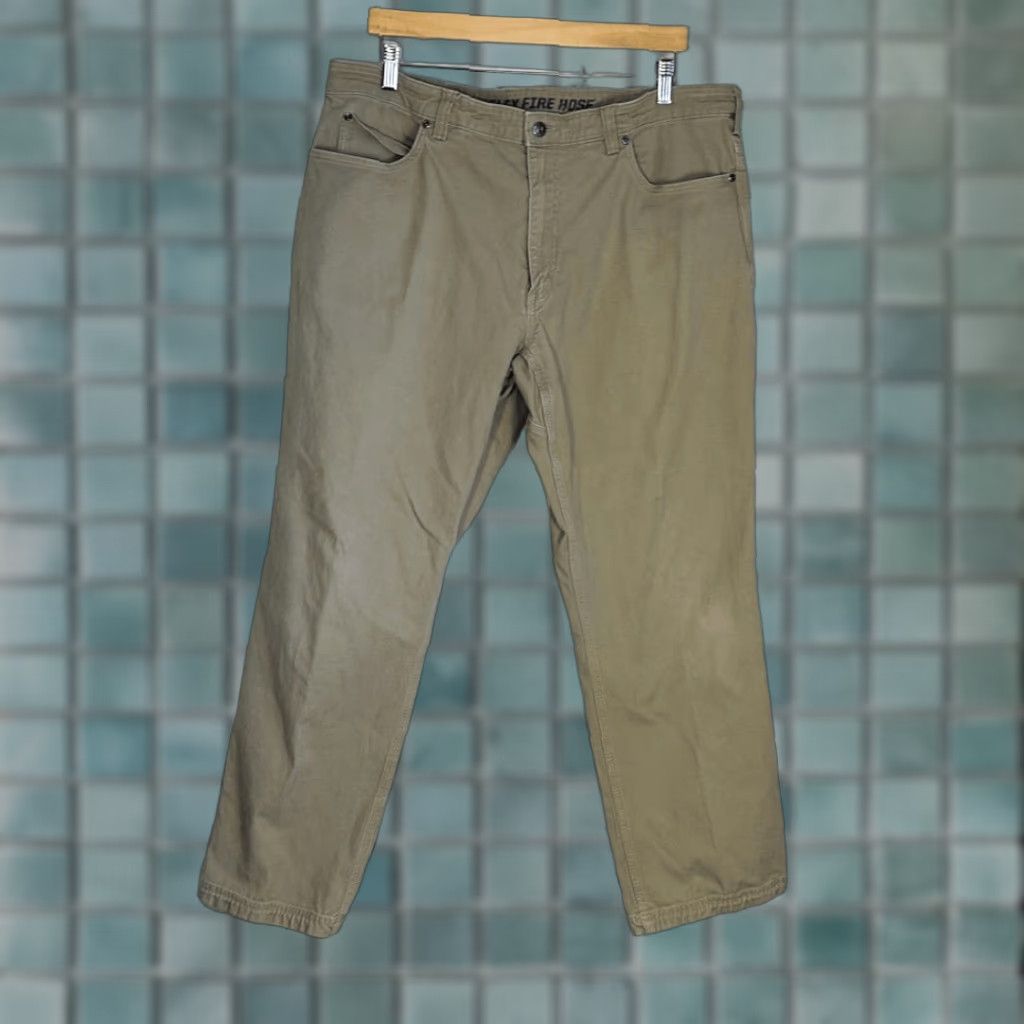 Duluth Trading Company Duluth Mens Flex Fire Hose Brown Denim Jeans Standard Fit W40 L32 Size US 40 / EU 56 - 1 Thumbnail