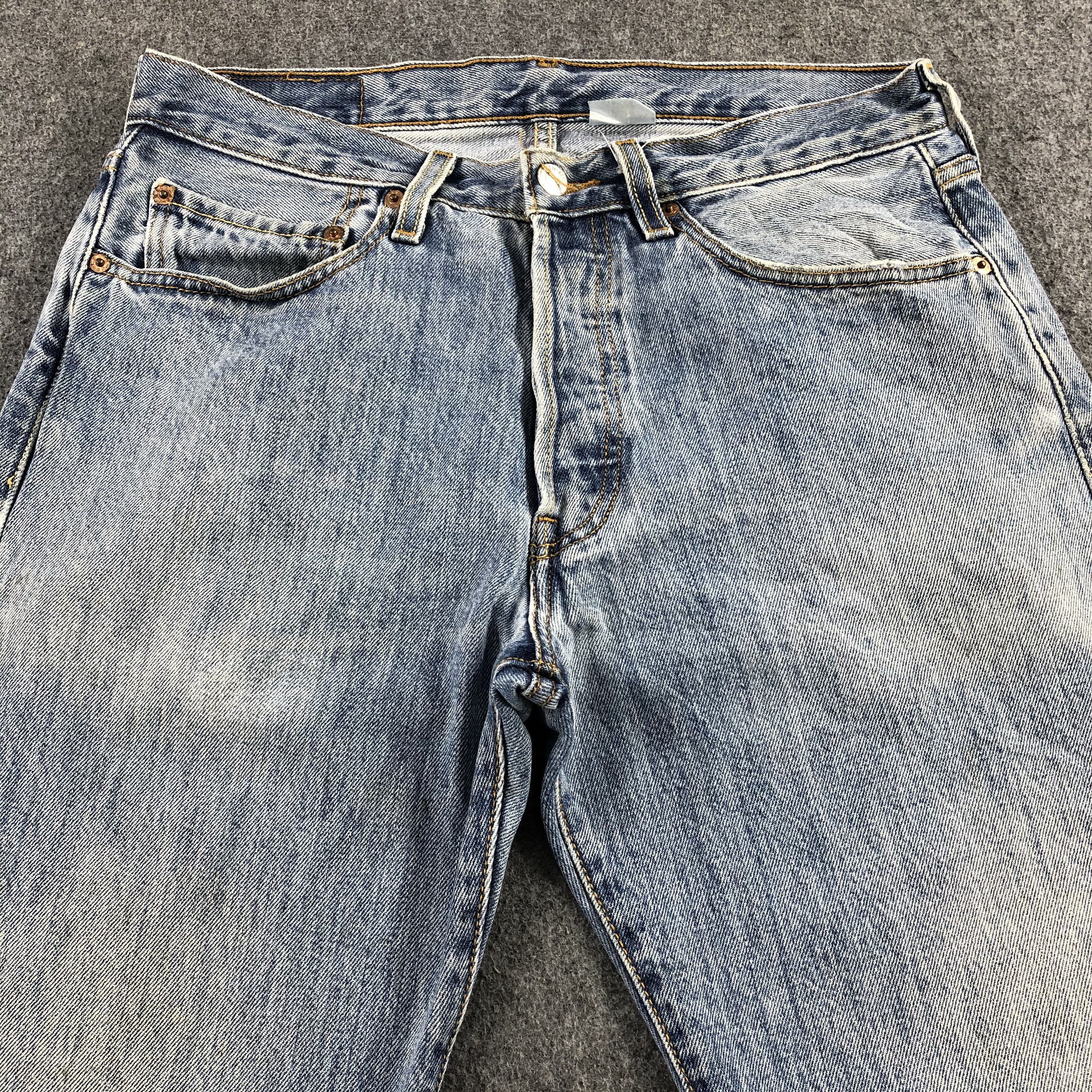 Levi's Vintage Blue Wash Levis 501 Jeans-J2029 Size US 32 / EU 48 - 3 Thumbnail