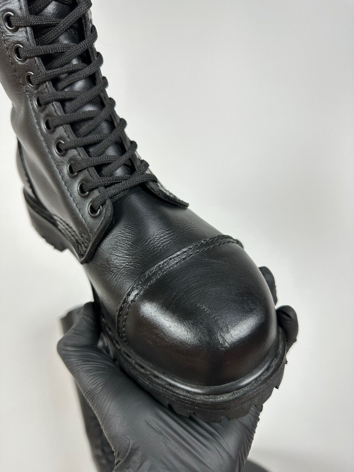 Vintage Vintage Undercover High Leather Steel Toe England Boots Size US 7.5 / EU 40-41 - 20 Thumbnail