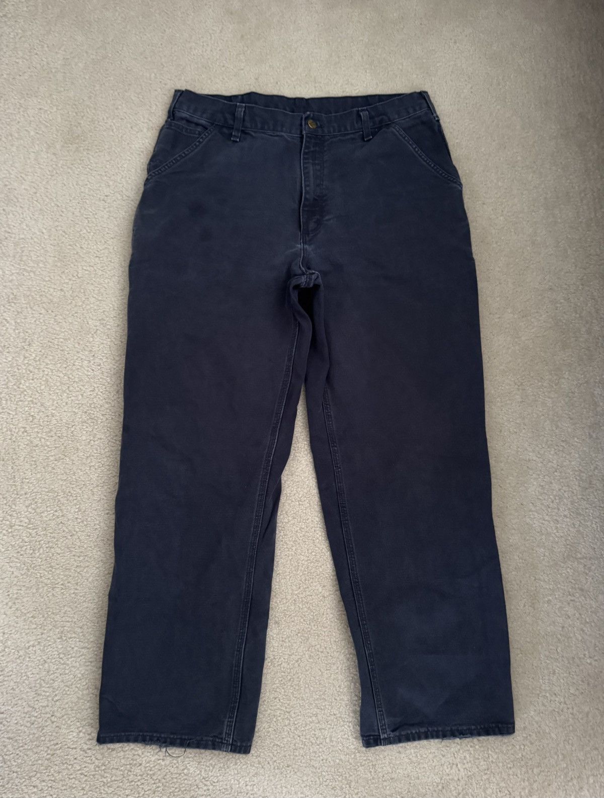 Carhartt Carhartt Vintage Distressed Wide Fit Workwear Utility Pants Size US 36 / EU 52 - 2 Thumbnail