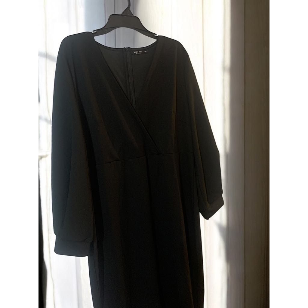 Other Women's Maxi Formal Dress Black Long Sleeve Mesh Light 3XL Size 3XL / US 20-22 - 6 Thumbnail