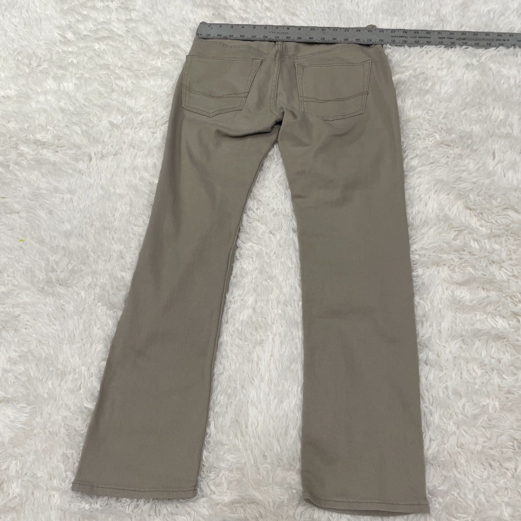 Denime VINTAGE Bullhead Jeans Men 32x30 Dillon Tan Wash Denim Classic Skate Retro Street 32x30 Mens Jeans Beige Tan Retro Bullhead Denim Jeans Regular 32x30 Size US 32 / EU 48 - 5 Thumbnail