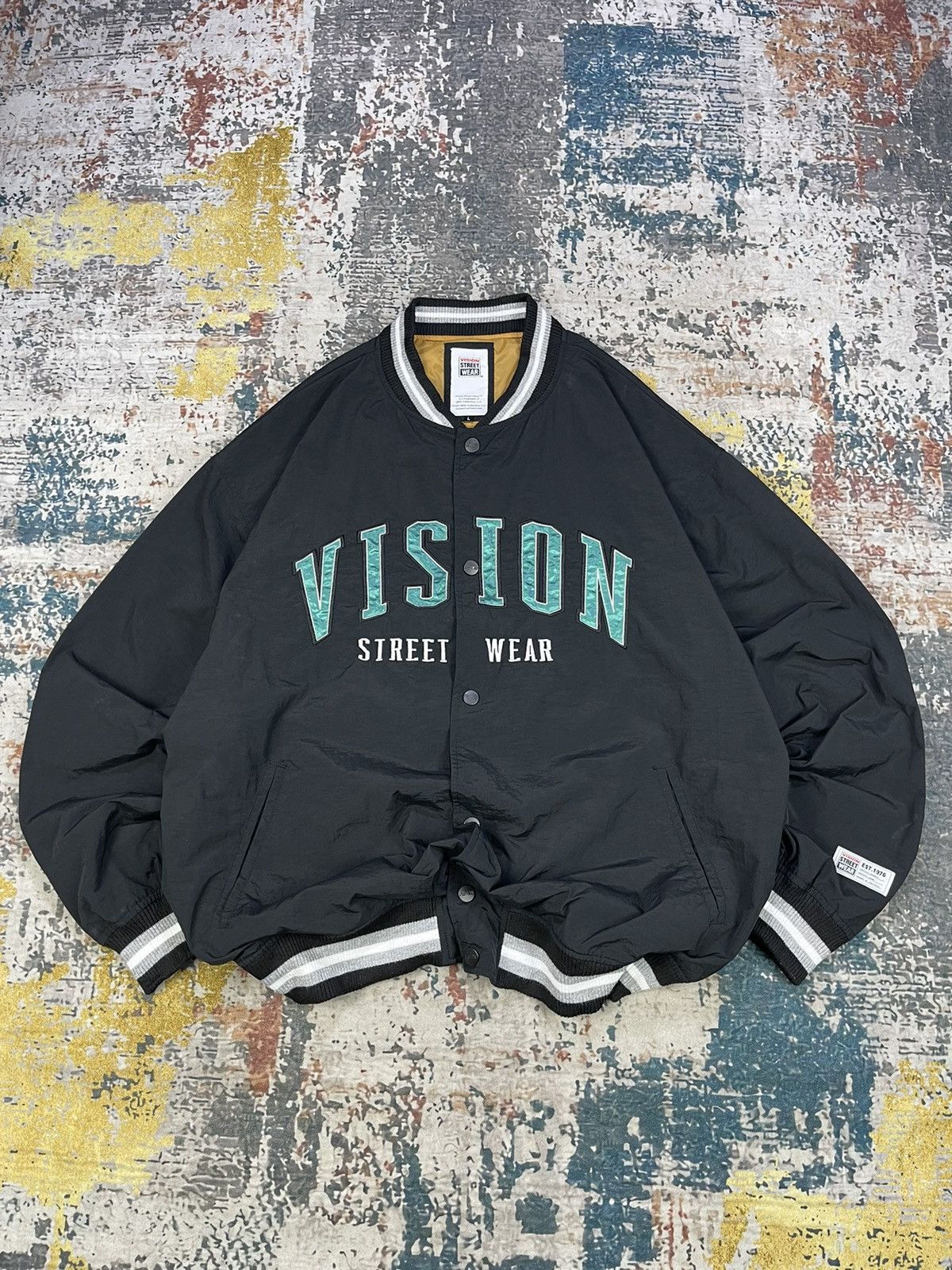 Vision Streetwear Vision Streetwear Back Hit Embroidery Nylon Jacket Size US L / EU 52-54 / 3 - 1 Thumbnail