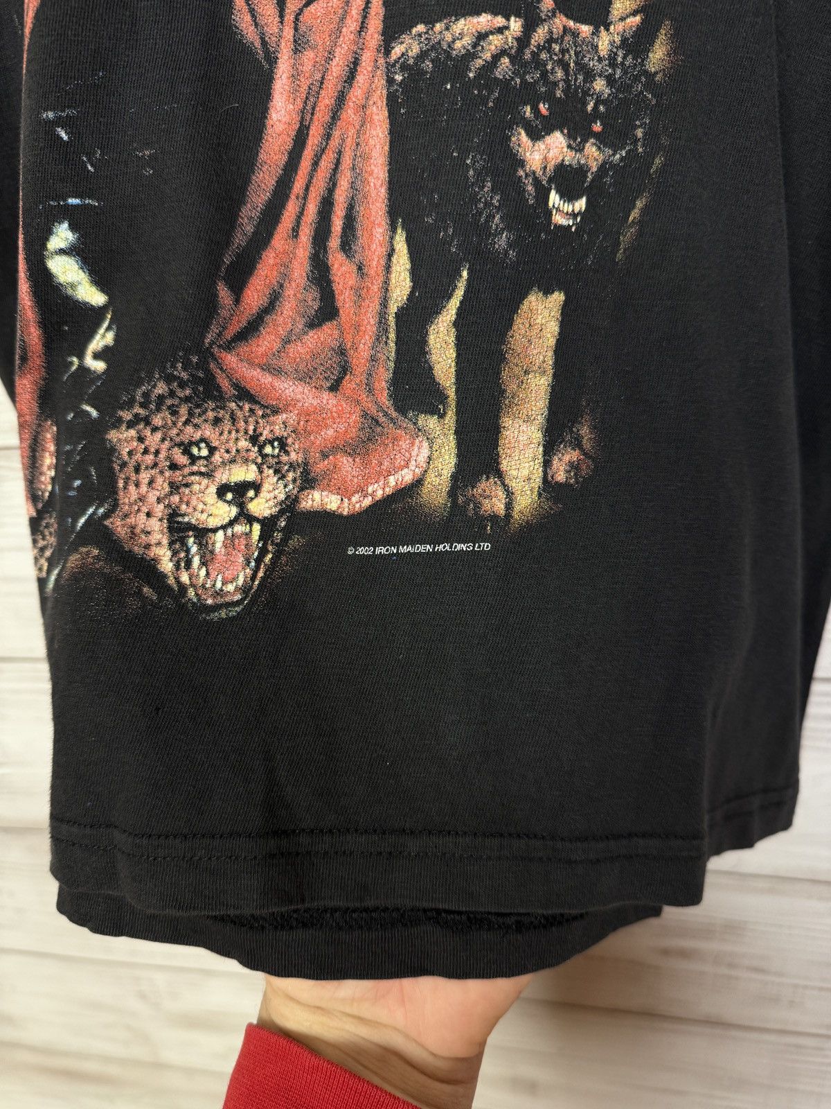 Iron Maiden Vintage IRON MAIDEN 2002 Rock Band T Shirt Tee Big Logo Size US M / EU 48-50 / 2 - 6 Thumbnail
