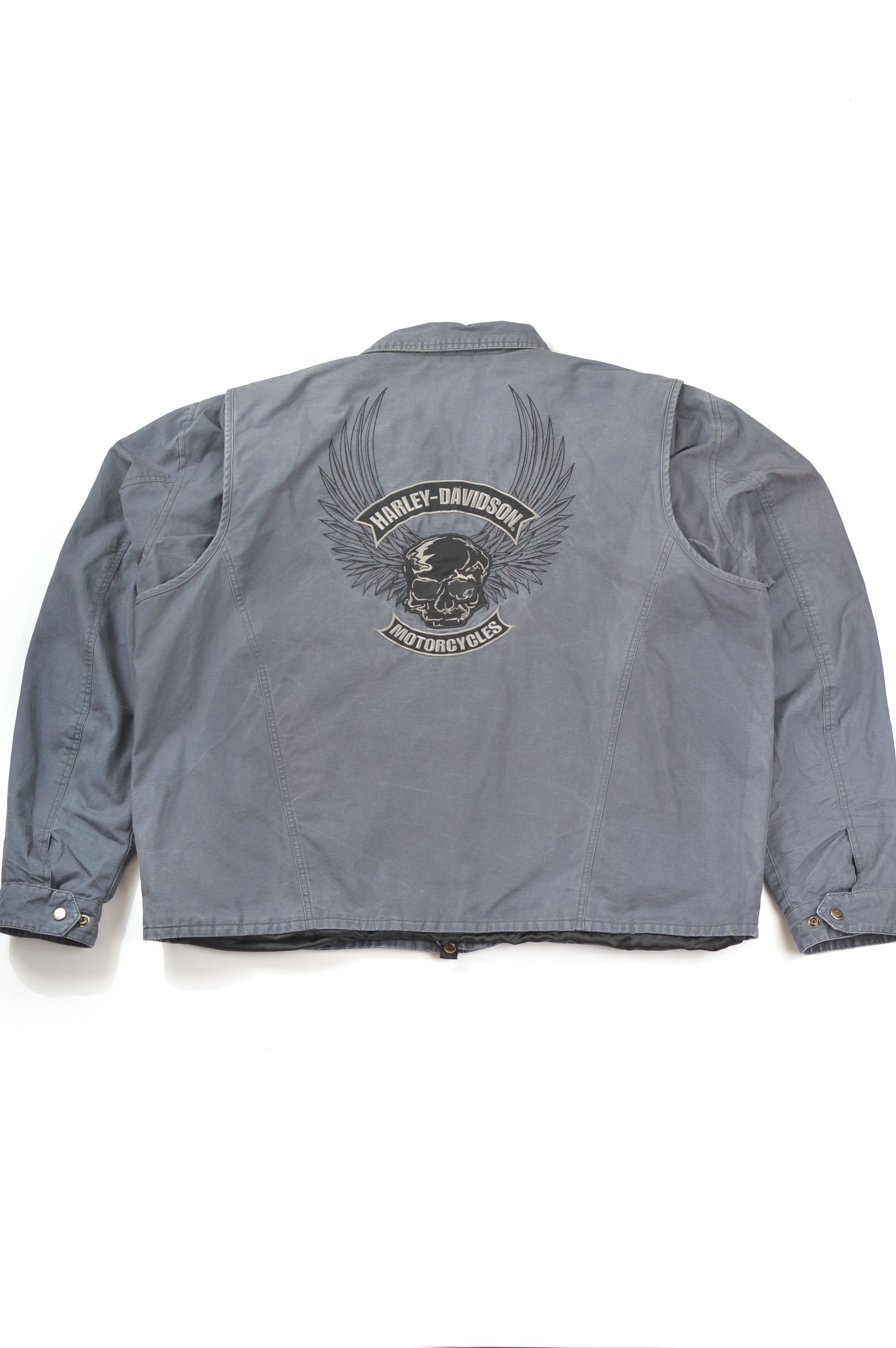Harley Davidson Harley Davidson Vintage Big Back Logo Jacket Size US XXL / EU 58 / 5 - 7 Thumbnail