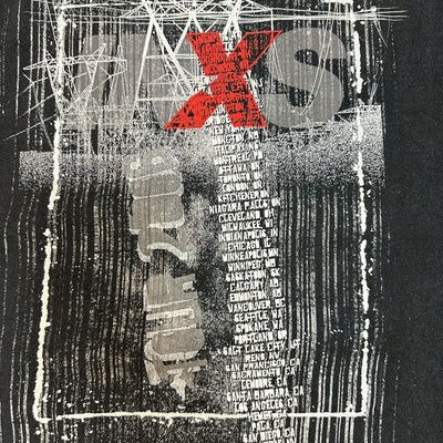 VINTAGE INXS TOUR TEE BLACK