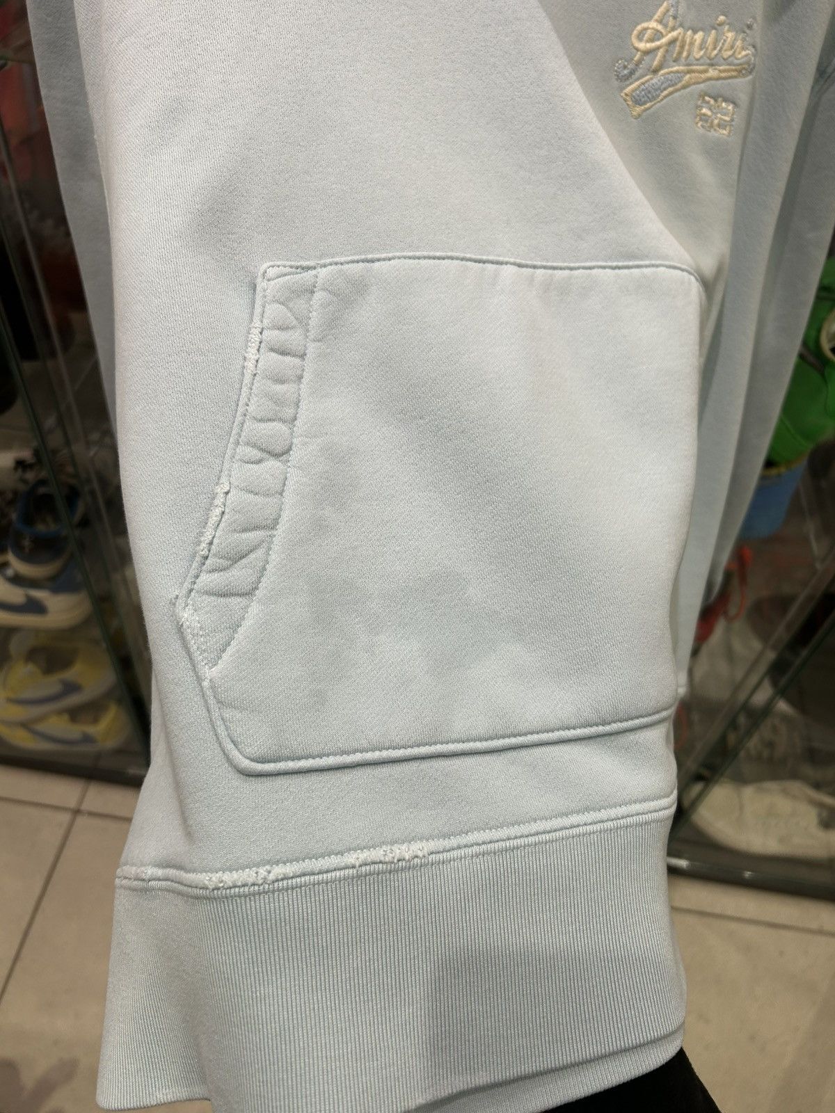 Amiri Amiri 22 hoodie baby blue Size US L / EU 52-54 / 3 - 6 Thumbnail
