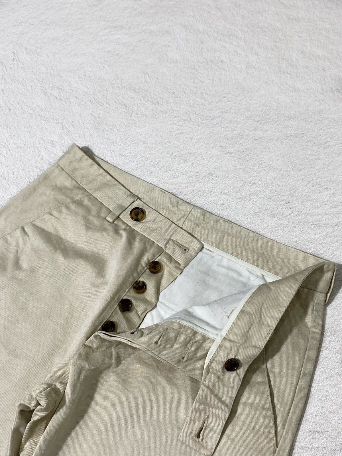 Dior SICK 💰 Dior Homme Trousers Beige cotton Size US 30 / EU 46 - 7 Thumbnail