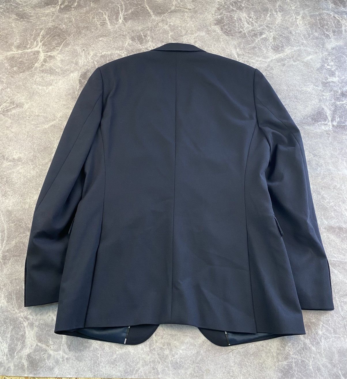 Hugo Boss Hugo Boss Dark Blue 2 button Blazer Size: 48 Size 48R - 12 Thumbnail