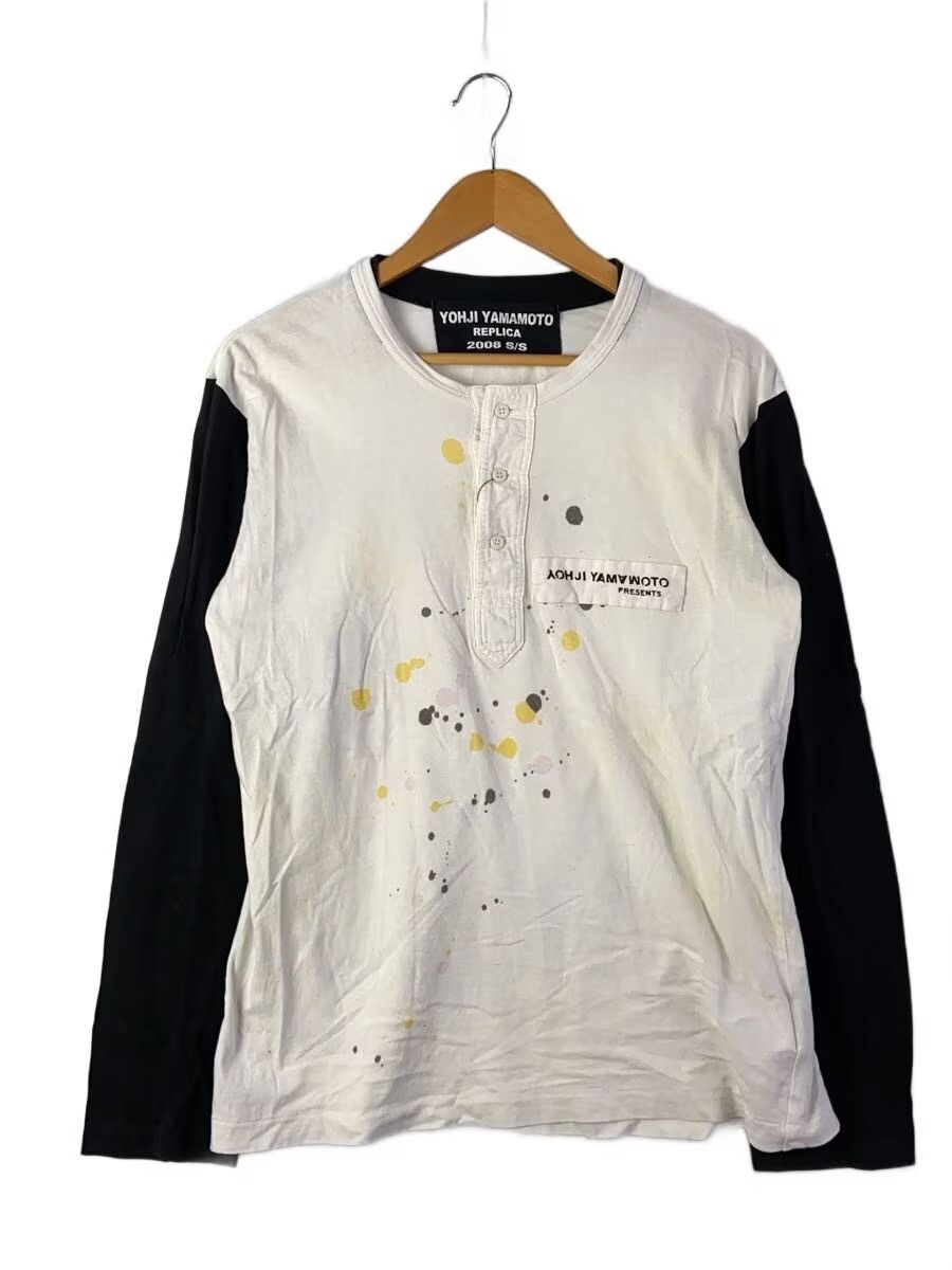 Yohji Yamamoto SS08 Paint Splatter Long Sleeve Tee Size US S / EU 44-46 / 1 - 1 Thumbnail