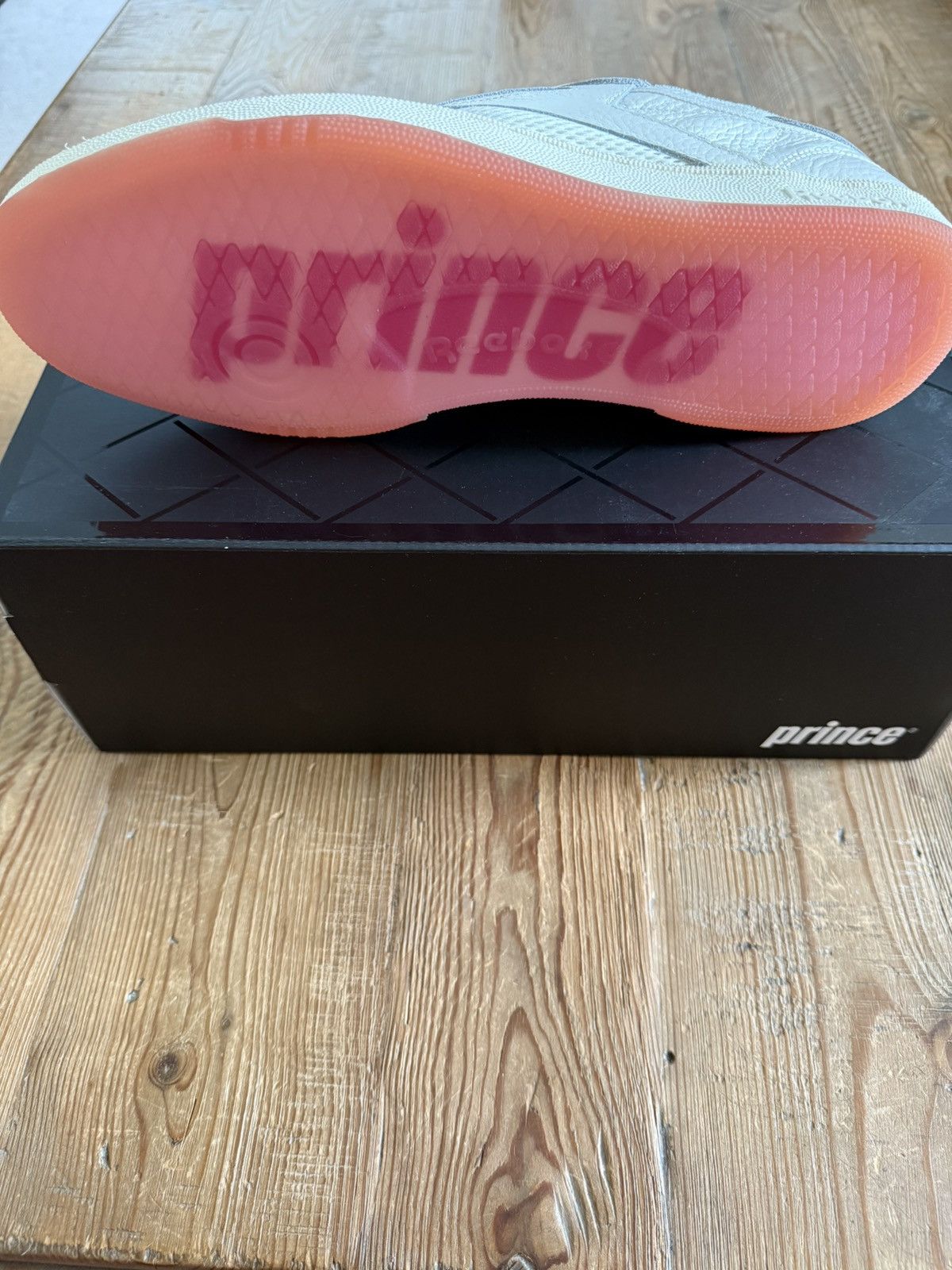 Reebok Reekbok x Prince Club C 85 Shoes White/Pink/Green Size 13 Size US 13 / EU 46 - 6 Thumbnail