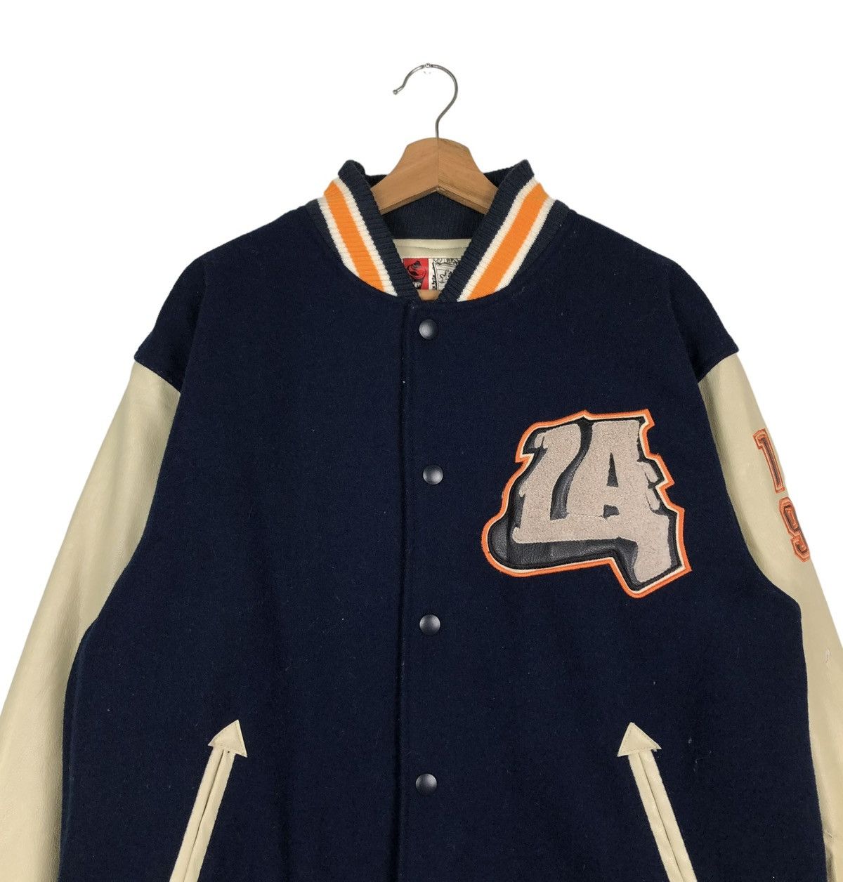 Japanese Brand 🔥VINTAGE LEATHER VARSITY JACKET CONART USA BIG LOGO Size US M / EU 48-50 / 2 - 8 Thumbnail