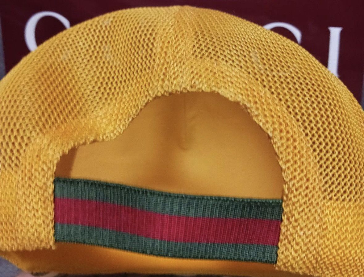 Gucci GUCCI GG CAP monogram heart bage brown yellow M Size ONE SIZE - 3 Thumbnail